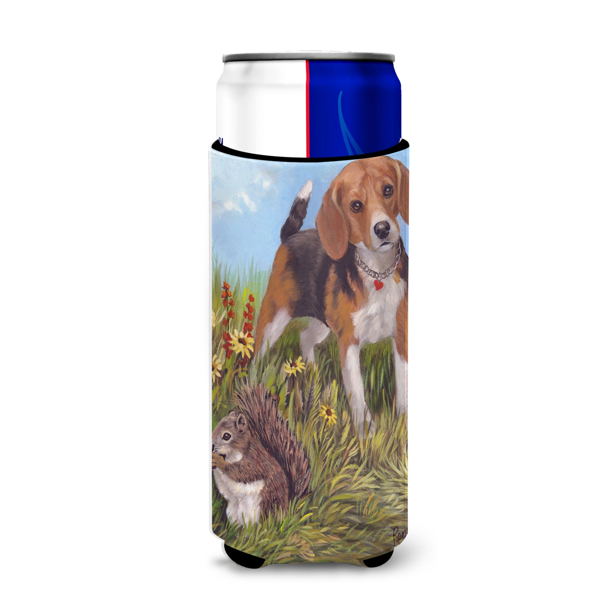 Beagle Hunter Hunted Ultra Hugger For Slim Cans