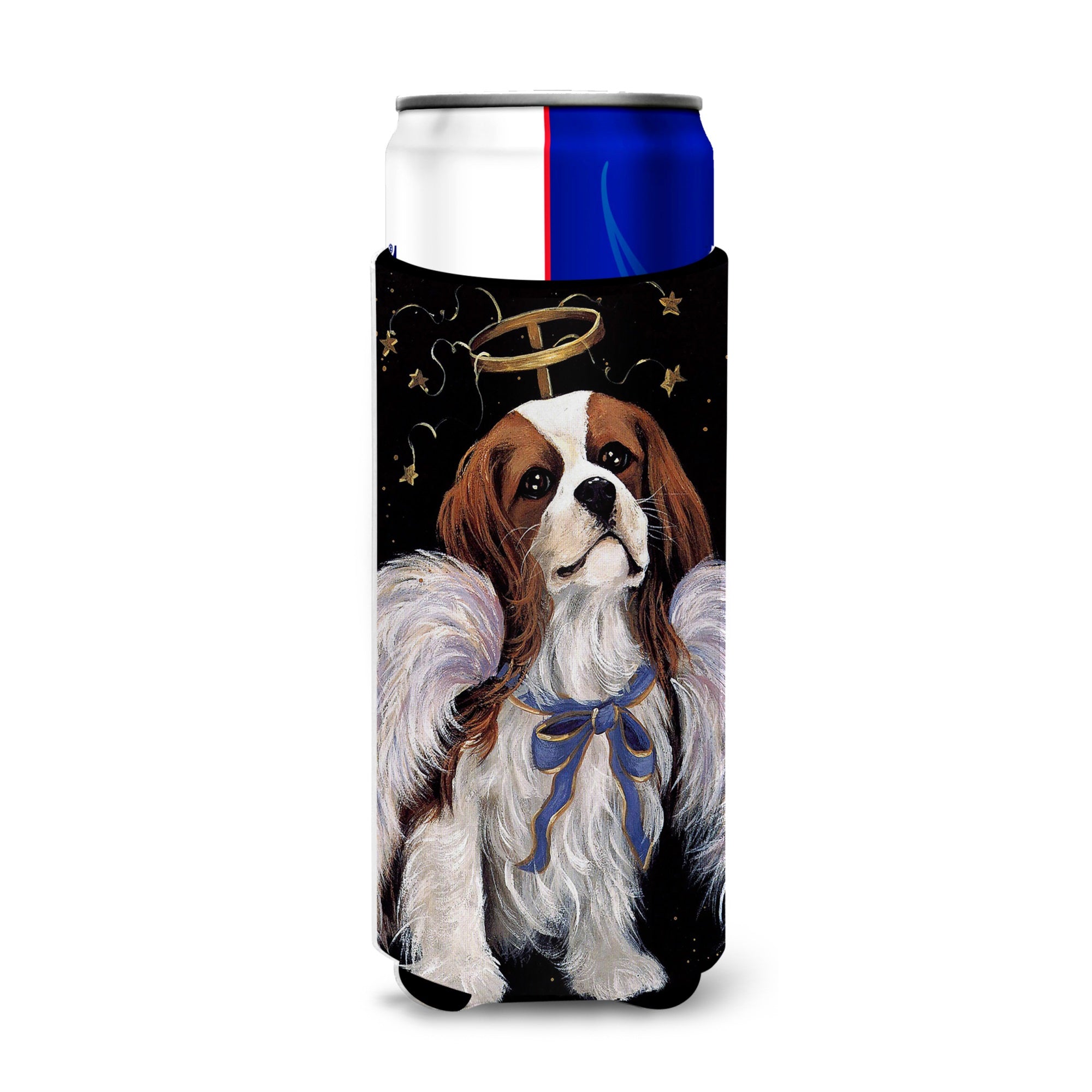Cavalier Spaniel Christmas Angel Ultra Hugger For Slim Cans