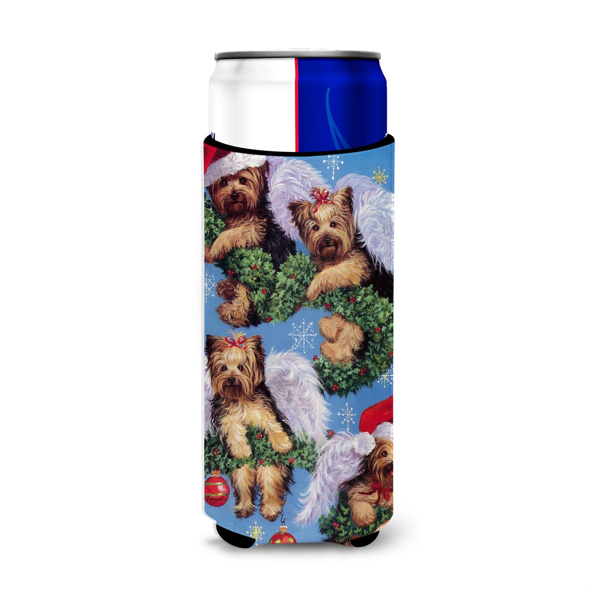 Yorike Christmas Angels Everywhere Ultra Hugger For Slim Cans