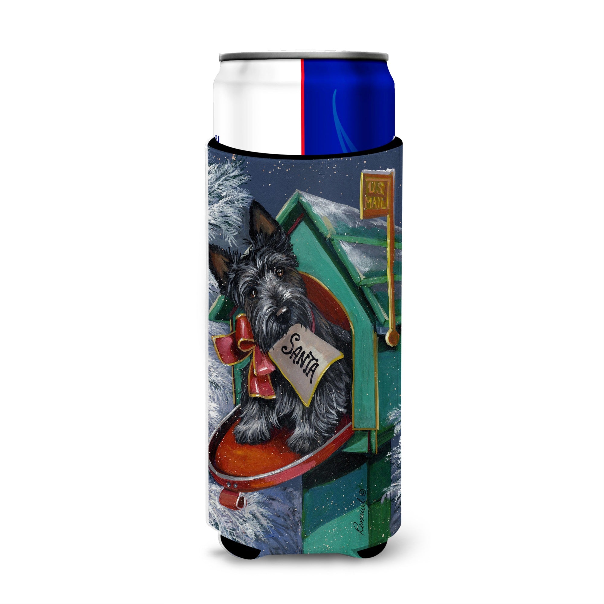 Scottie Christmas Letter To Santa Ultra Hugger For Slim Cans