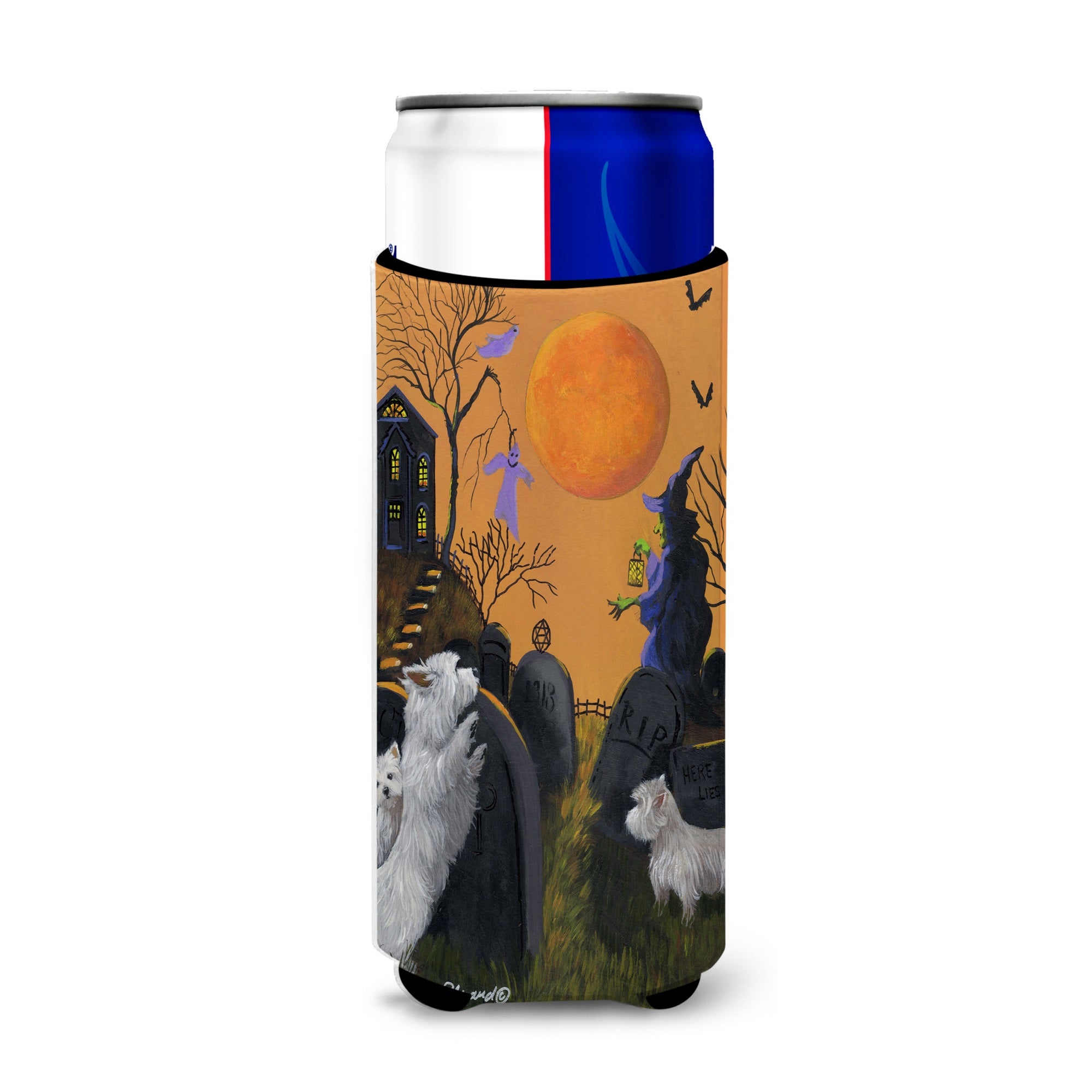 Westie Wicked Witch Ultra Hugger For Slim Cans