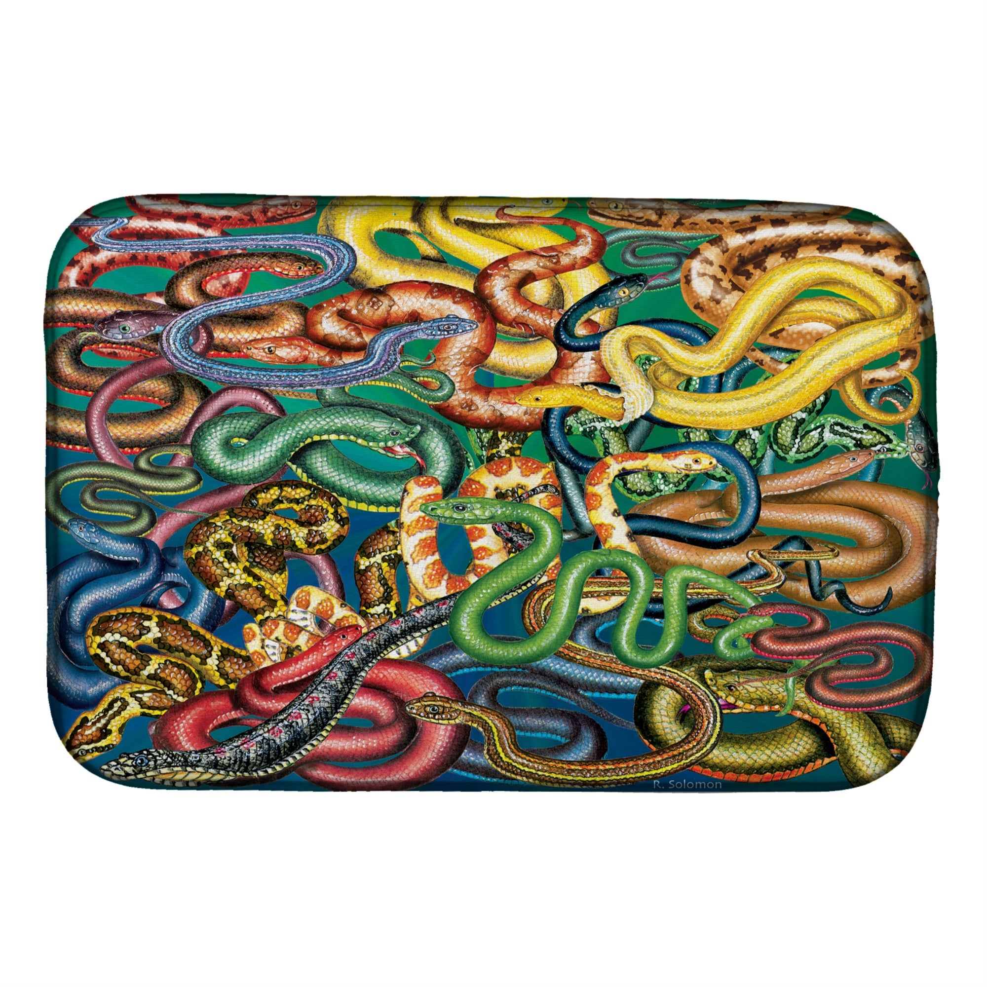 Snakes Dish Drying Mat