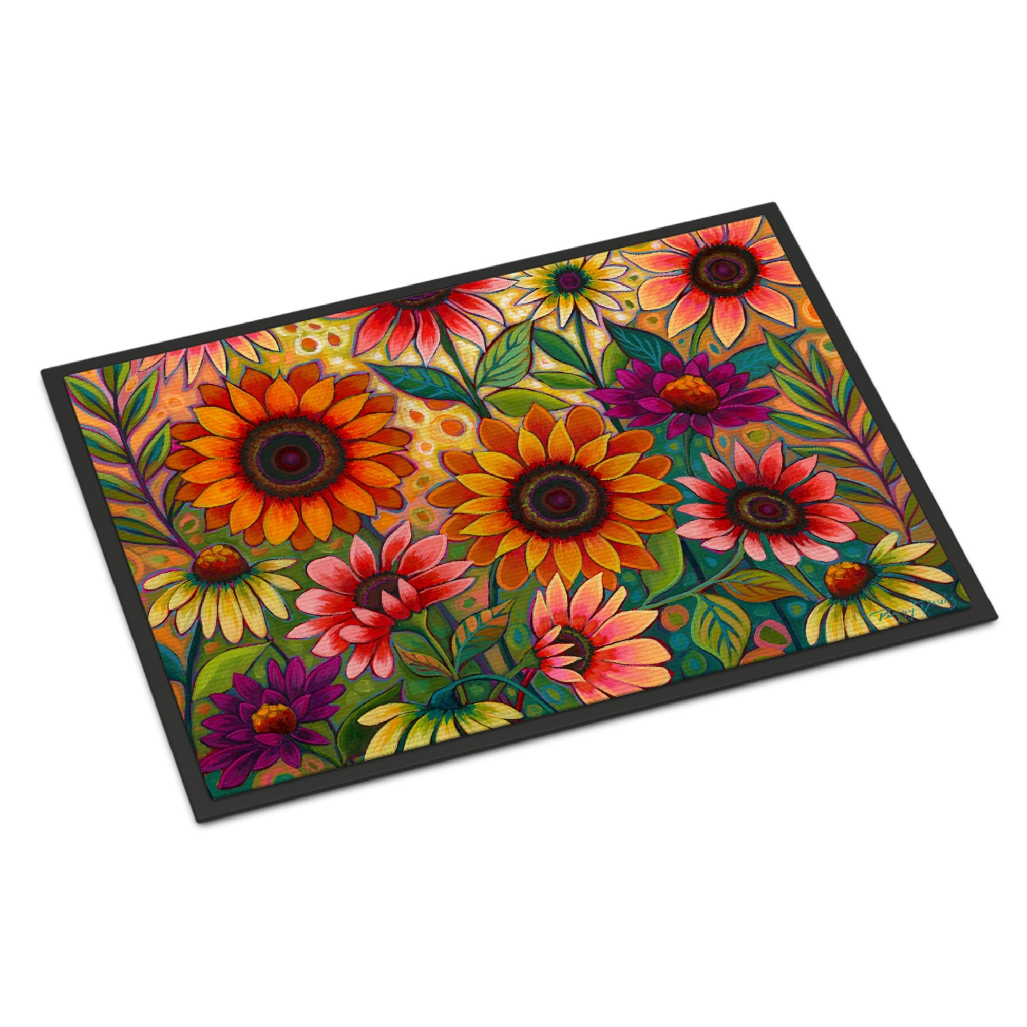 Fall Sunflower Surprise Indoor Or Outdoor Mat 24X36