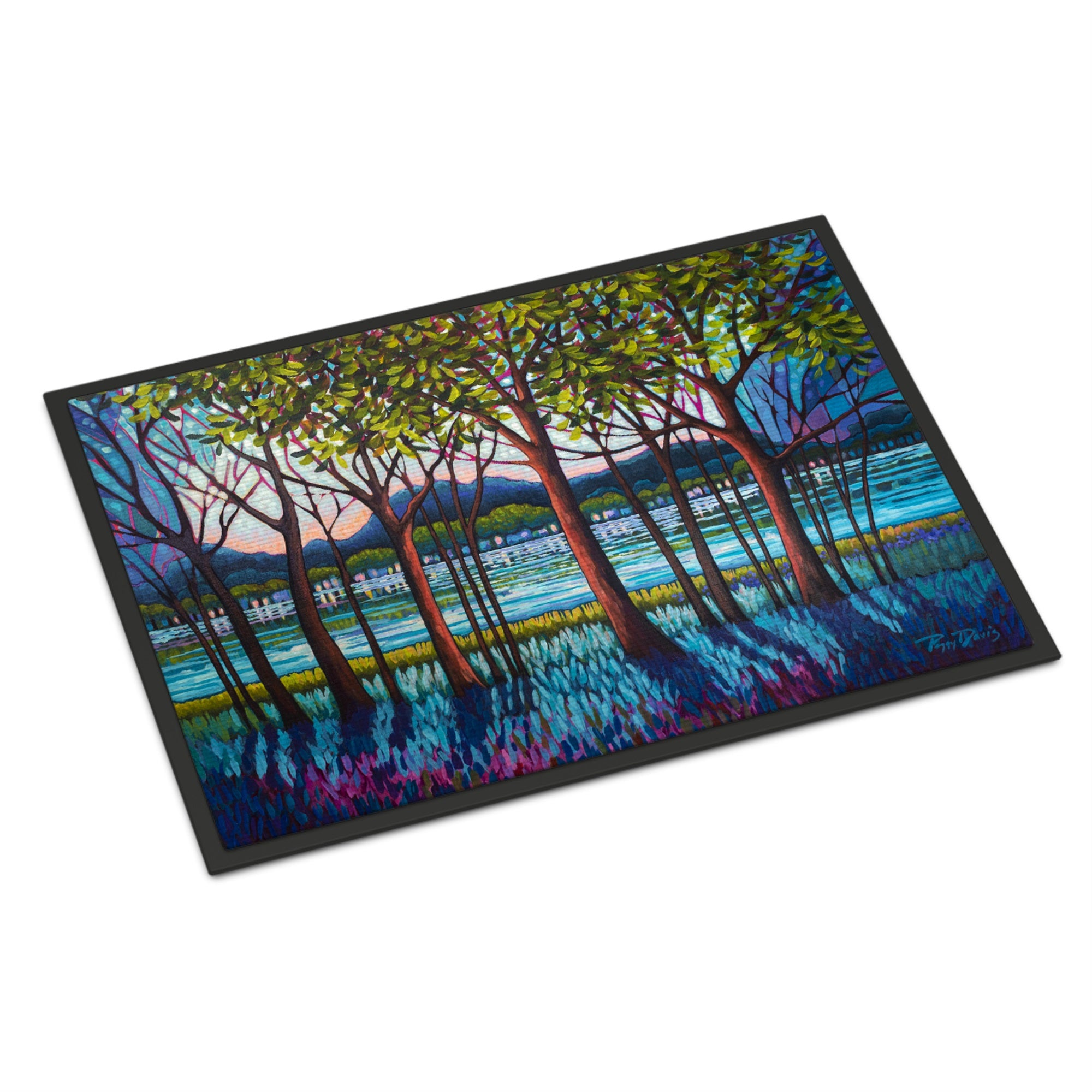 Tanzanite River Indoor Or Outdoor Mat 24X36