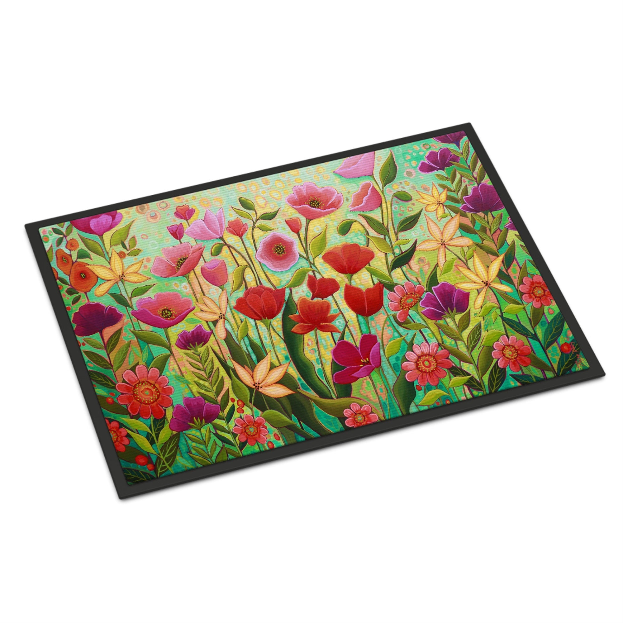 Wild Beauty Flowers Indoor Or Outdoor Mat 24X36