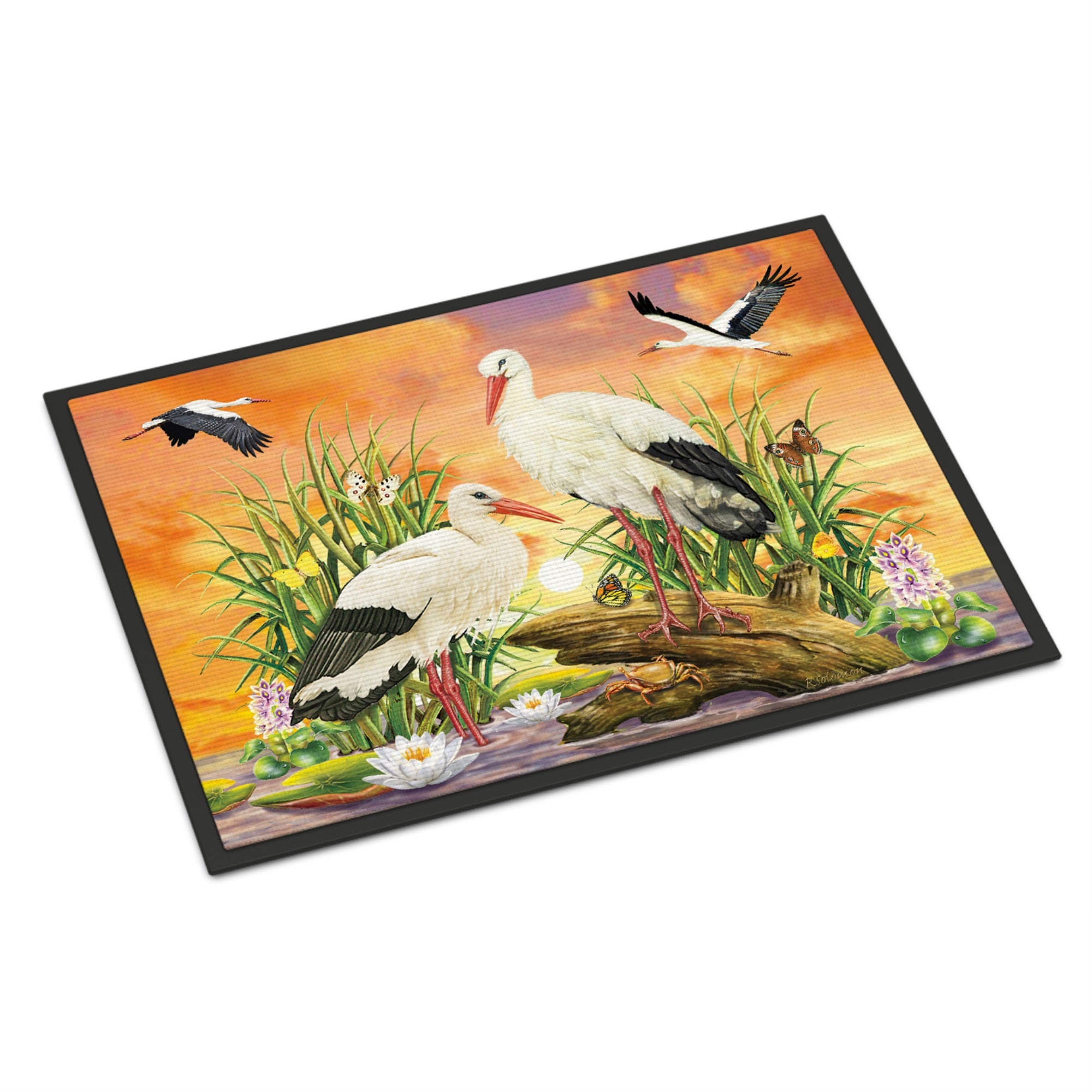 Storks Indoor Or Outdoor Mat 24X36