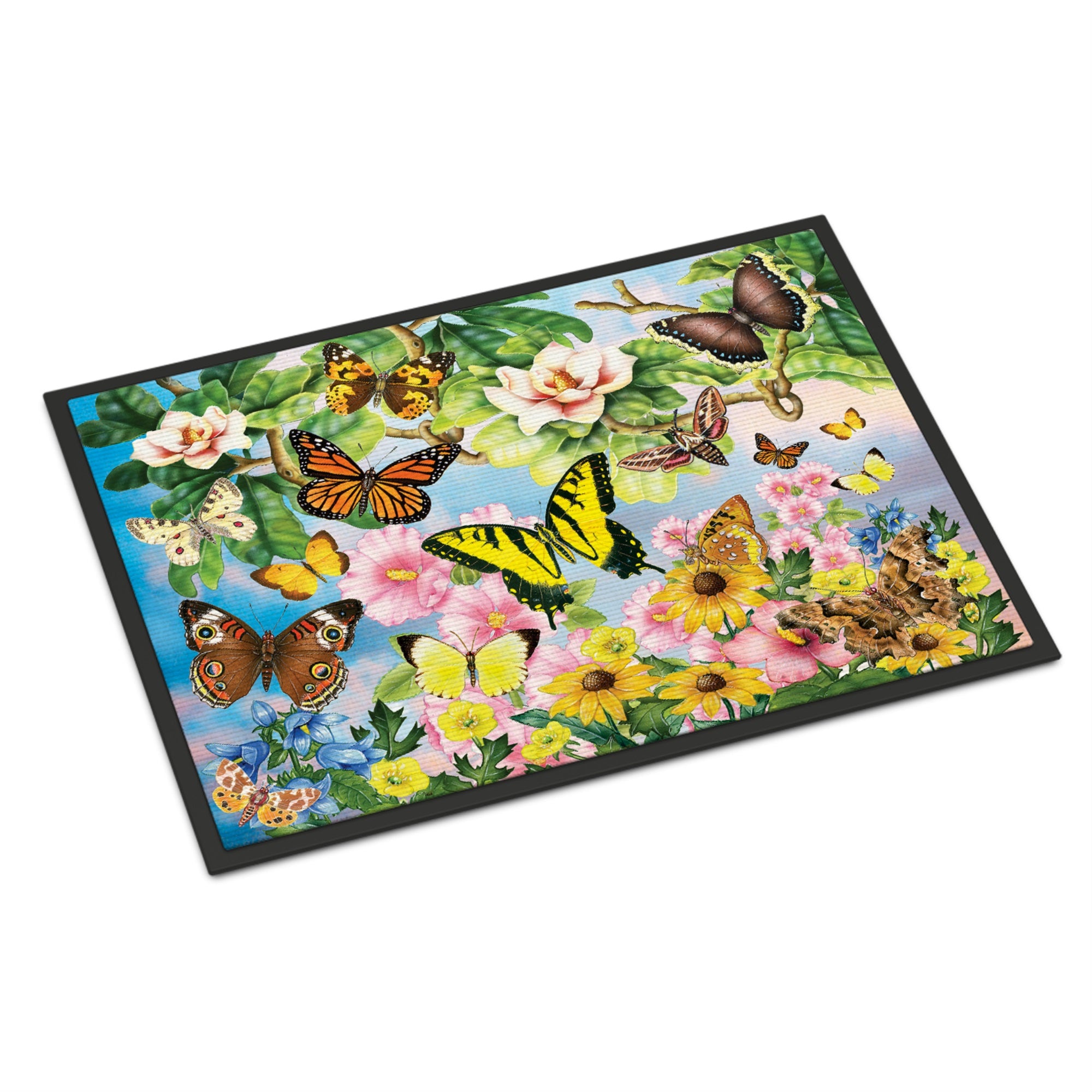 North American Butterflies Indoor Or Outdoor Mat 24X36