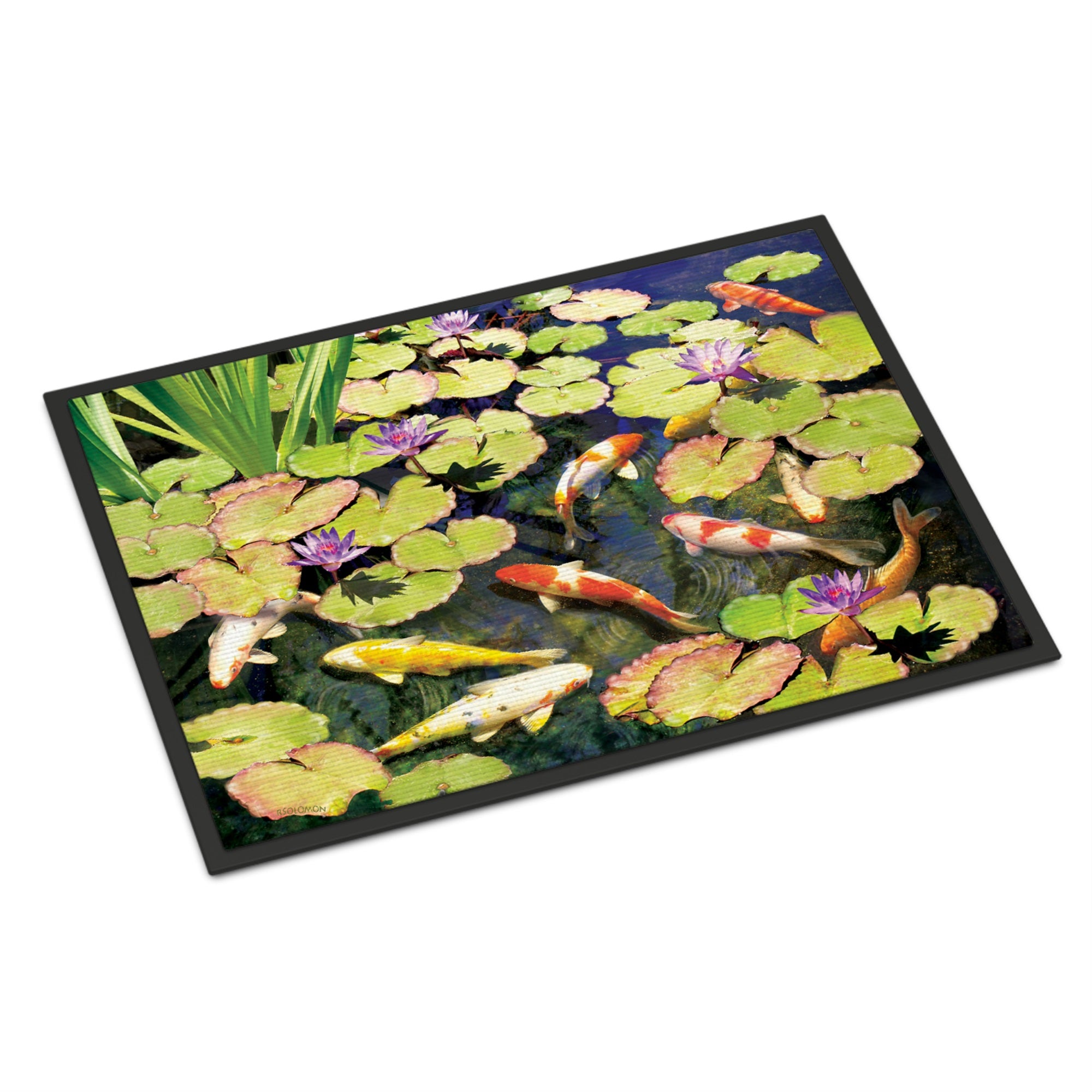 Koi Pond Iv Indoor Or Outdoor Mat 24X36