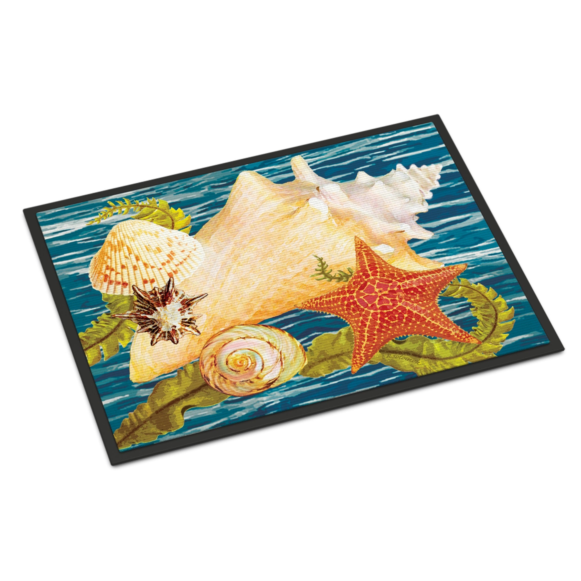 Conch Starfish And Cockle Ii Indoor Or Outdoor Mat 24X36