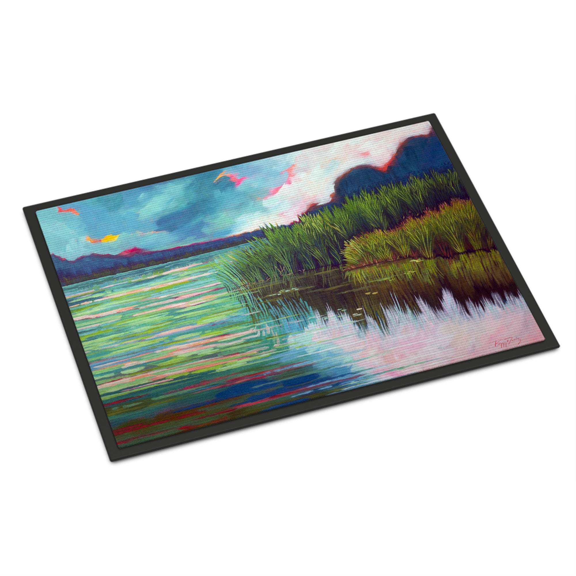 Moved Upon The Water Indoor Or Outdoor Mat 18X27