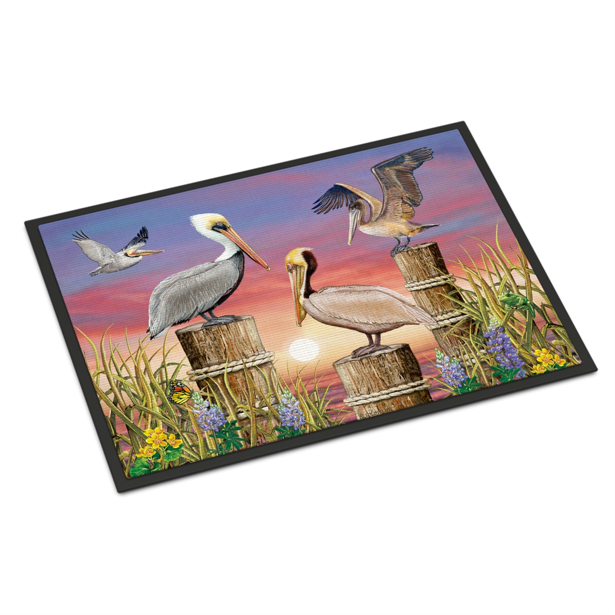 Pelicans Indoor Or Outdoor Mat 18X27