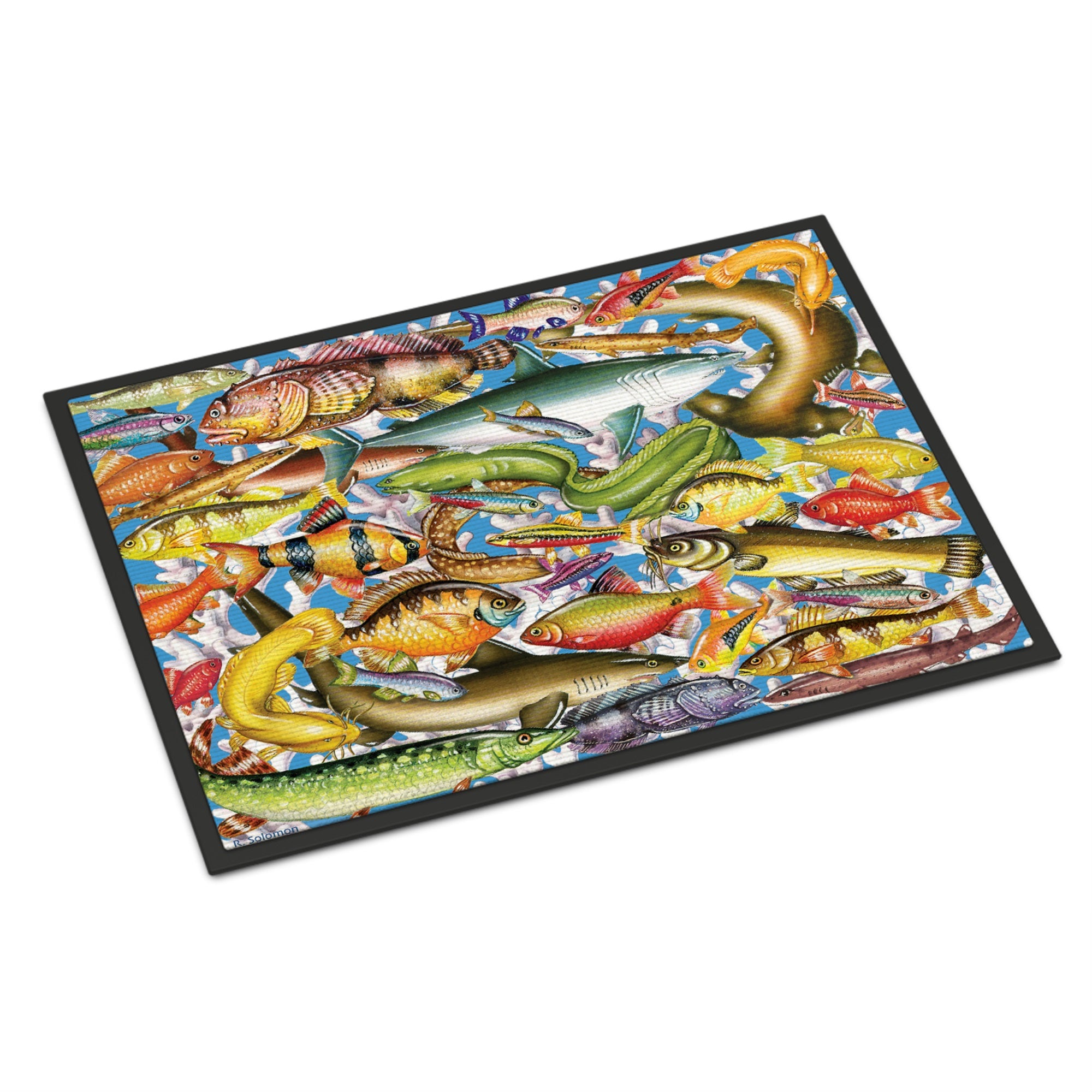 Fish Of The Deep Indoor Or Outdoor Mat 18X27