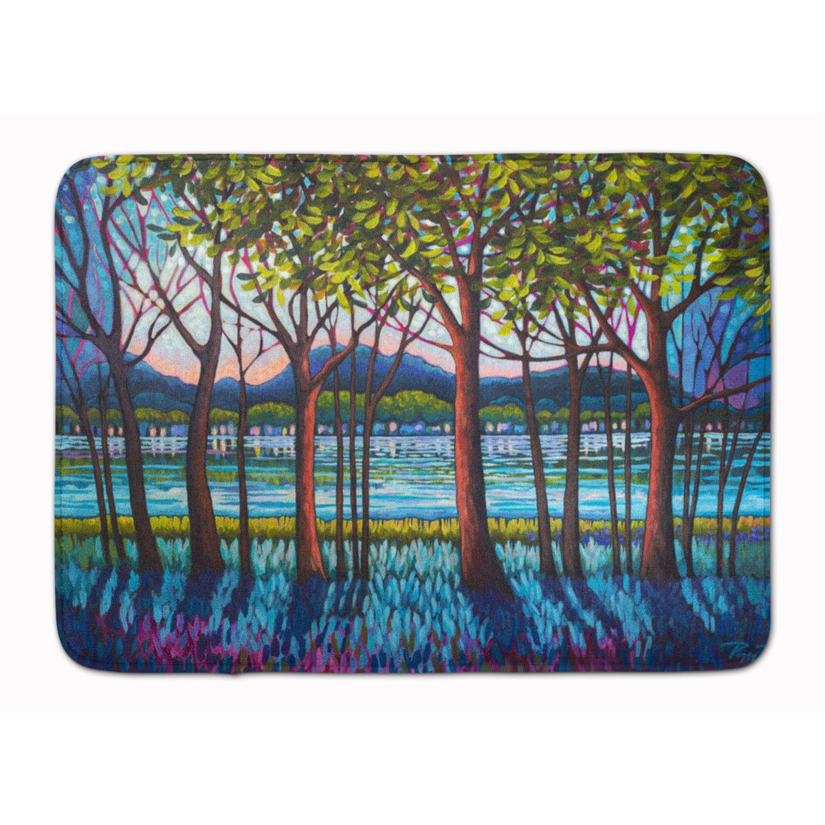 Tanzanite River Machine Washable Memory Foam Mat