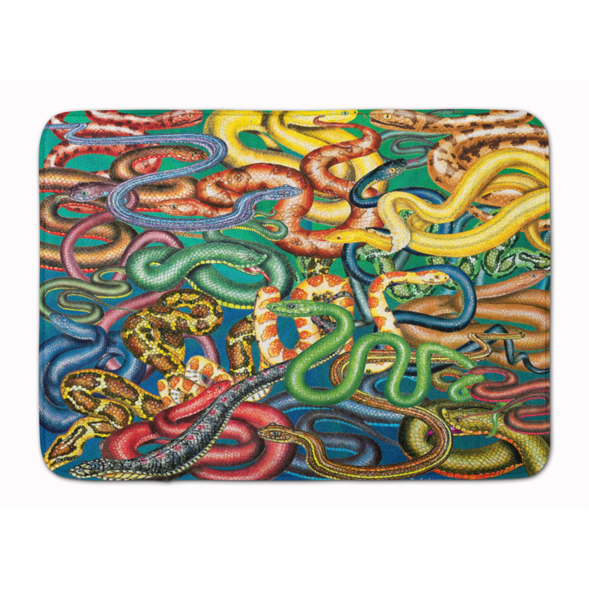 Snakes Machine Washable Memory Foam Mat