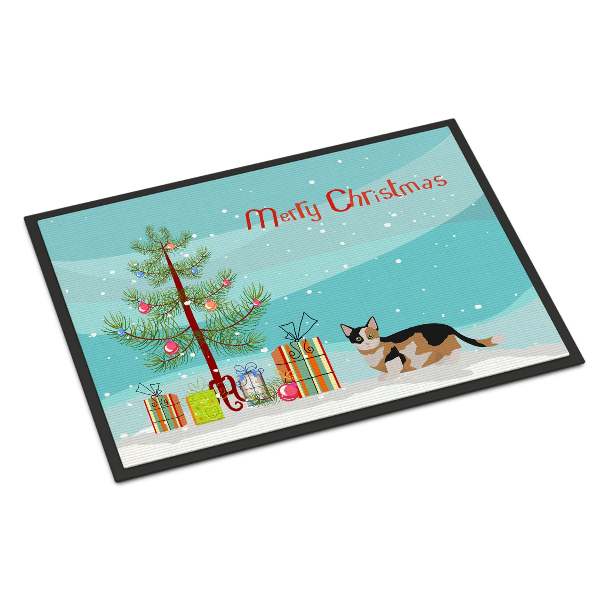 Munchkin Cat Merry Christmas Indoor Or Outdoor Mat 18X27