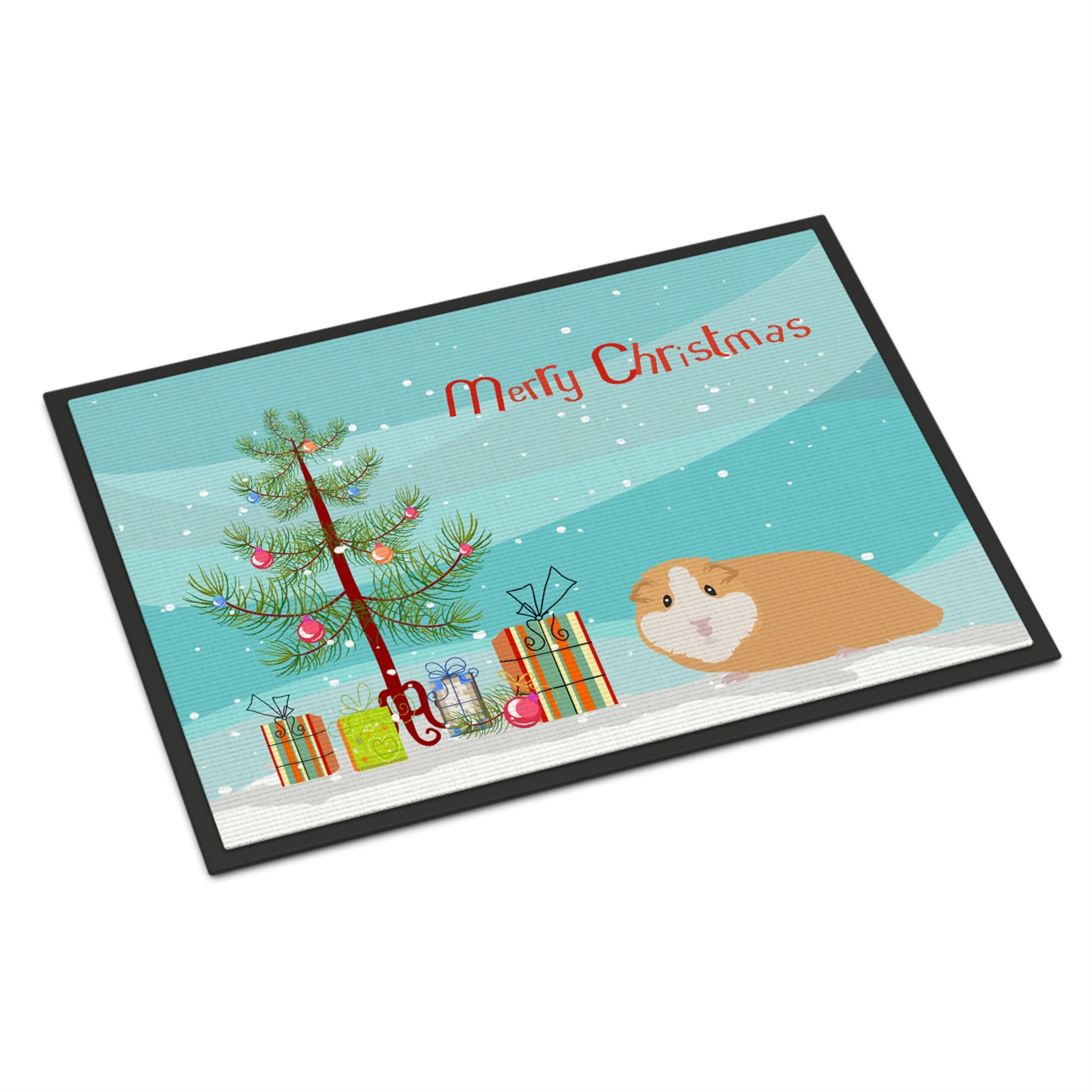 American Guinea Pig Merry Christmas Indoor Or Outdoor Mat 24X36