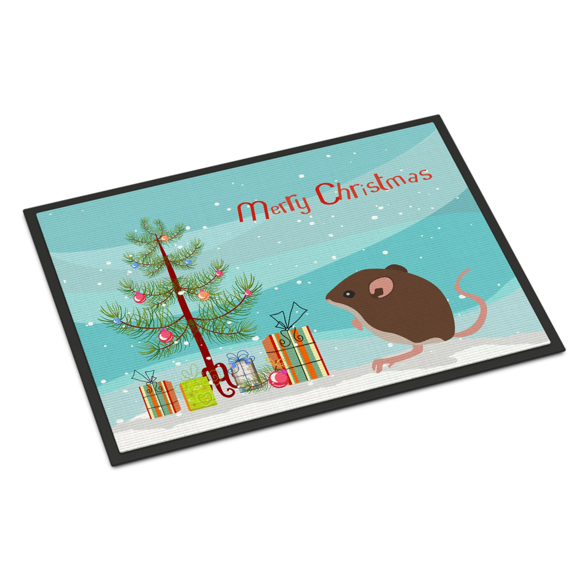 Baby Mouse Merry Christmas Indoor Or Outdoor Mat 24X36