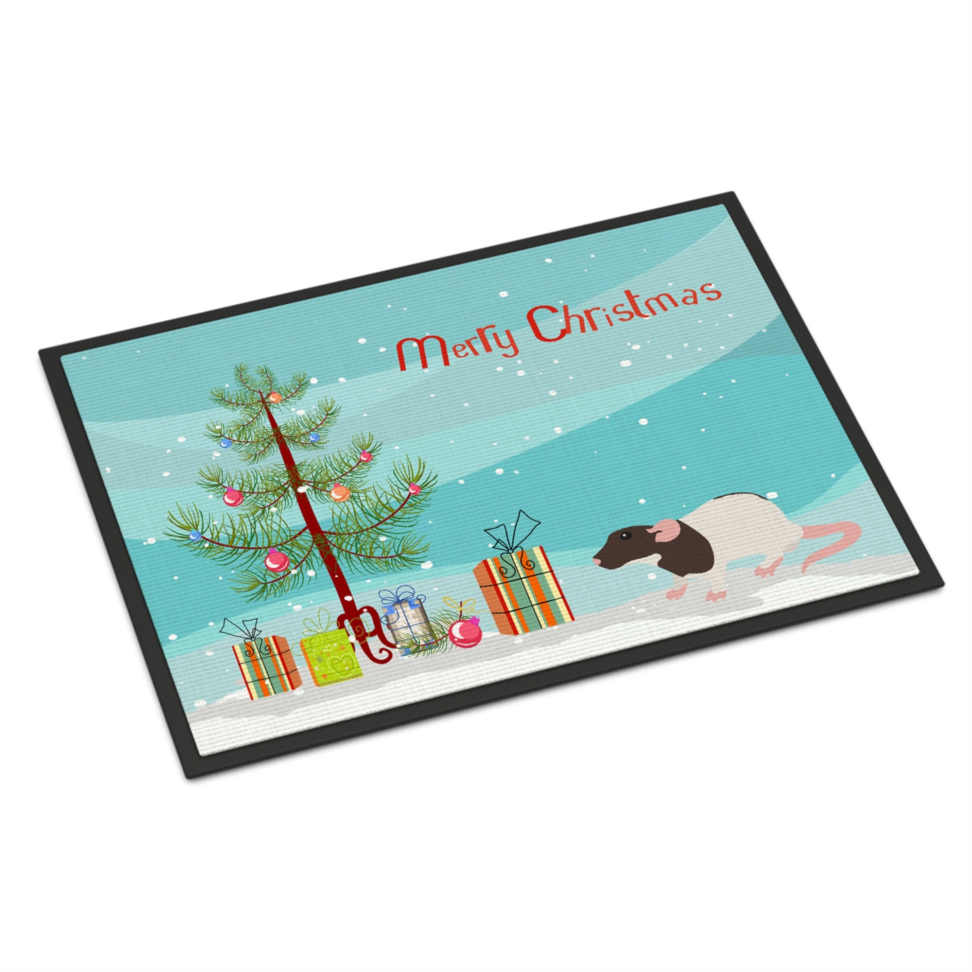 Dumbo Rat Merry Christmas Indoor Or Outdoor Mat 24X36