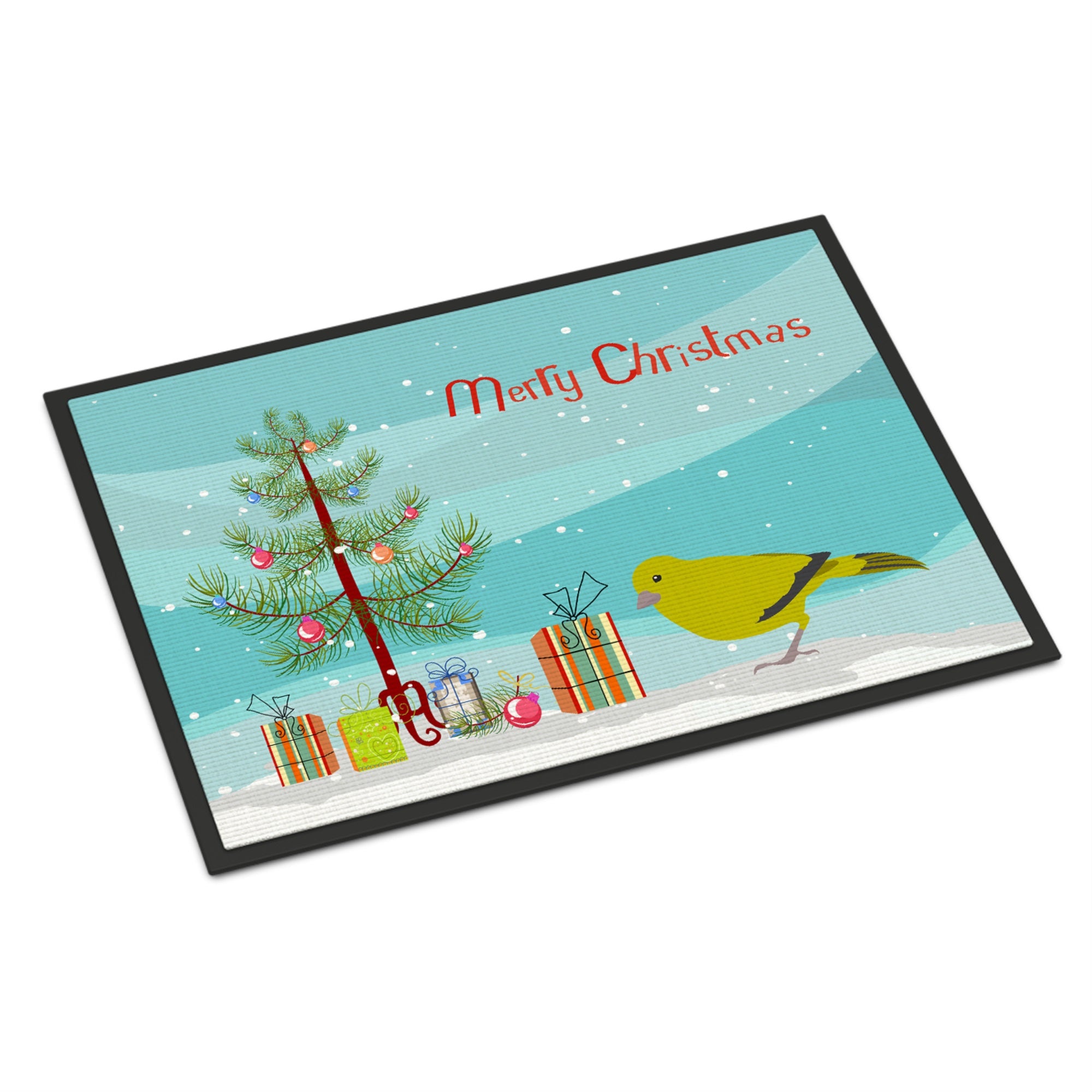 London Canary Merry Christmas Indoor Or Outdoor Mat 24X36