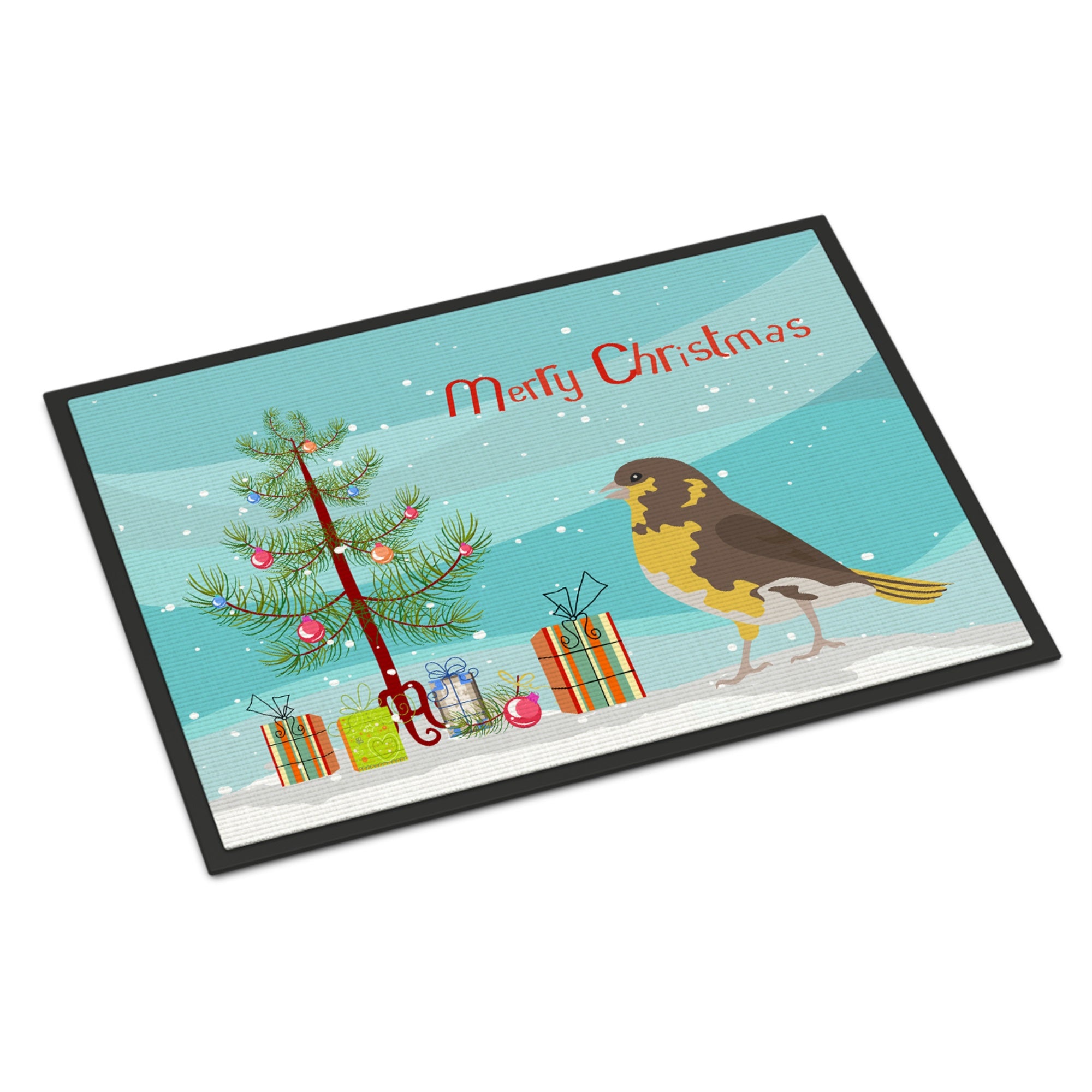 Spanish Canary Merry Christmas Indoor Or Outdoor Mat 24X36