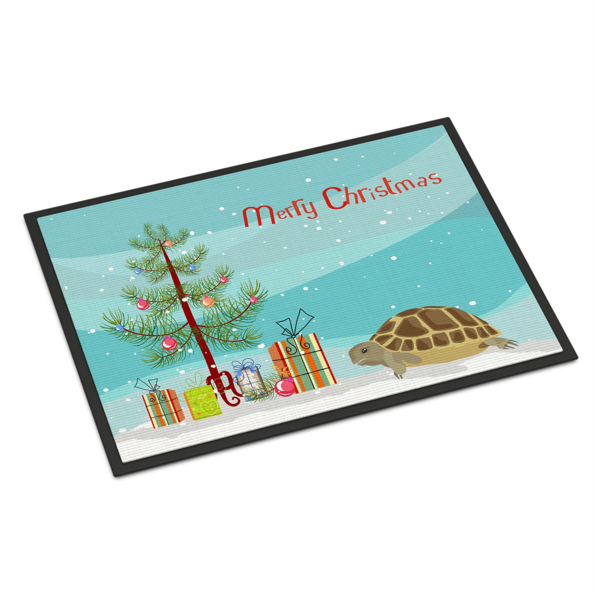 Turtle Merry Christmas Indoor Or Outdoor Mat 24X36