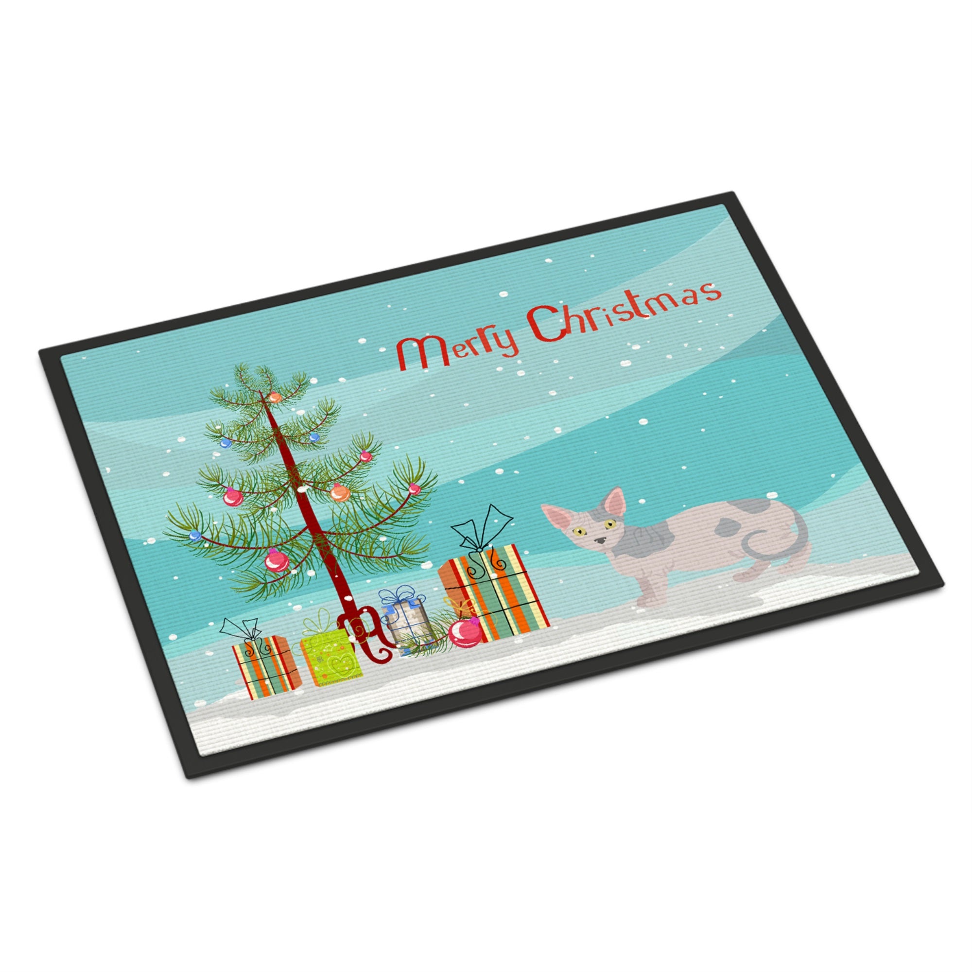 Minskin Cat Merry Christmas Indoor Or Outdoor Mat 24X36