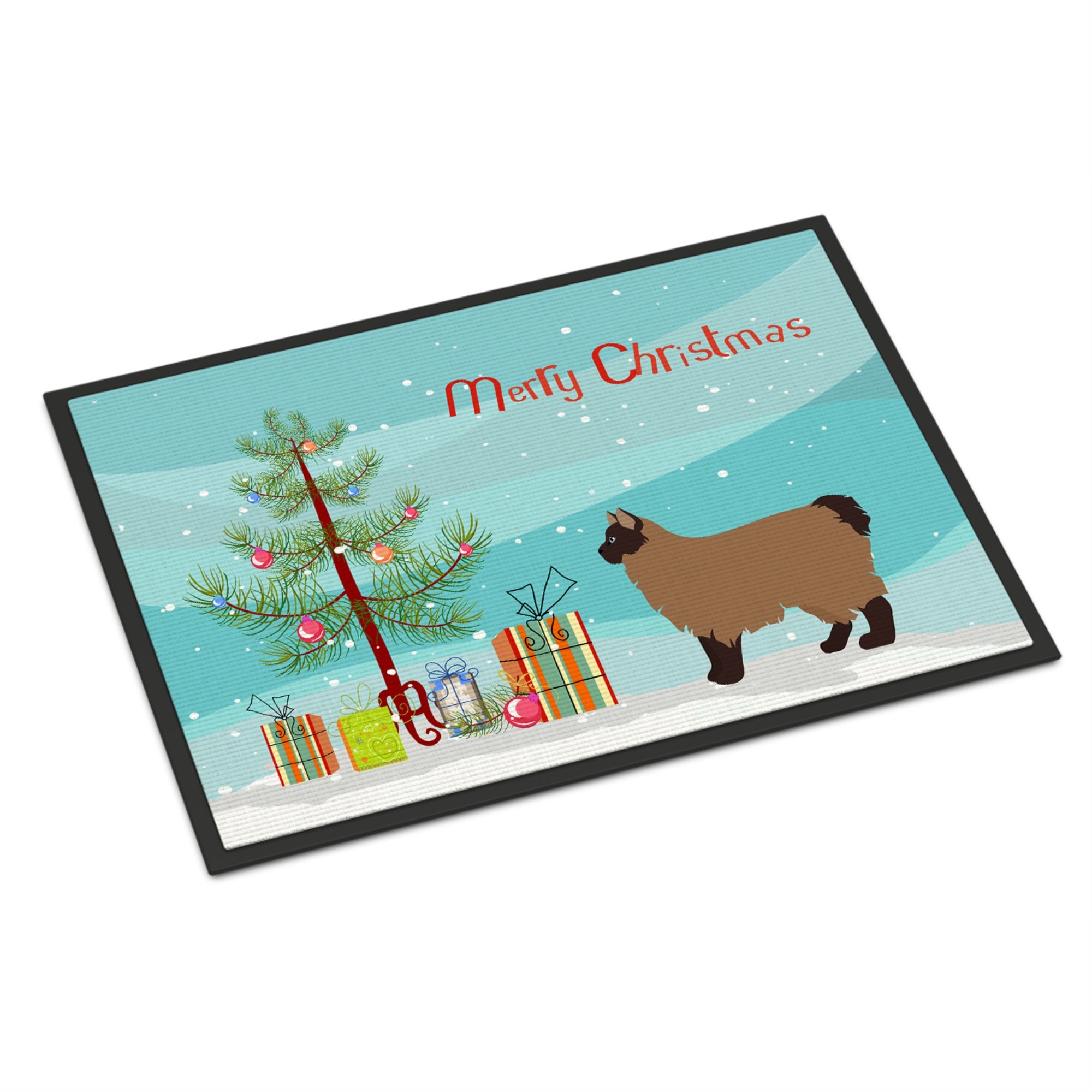 Owyhee Bob #2 Cat Merry Christmas Indoor Or Outdoor Mat 24X36