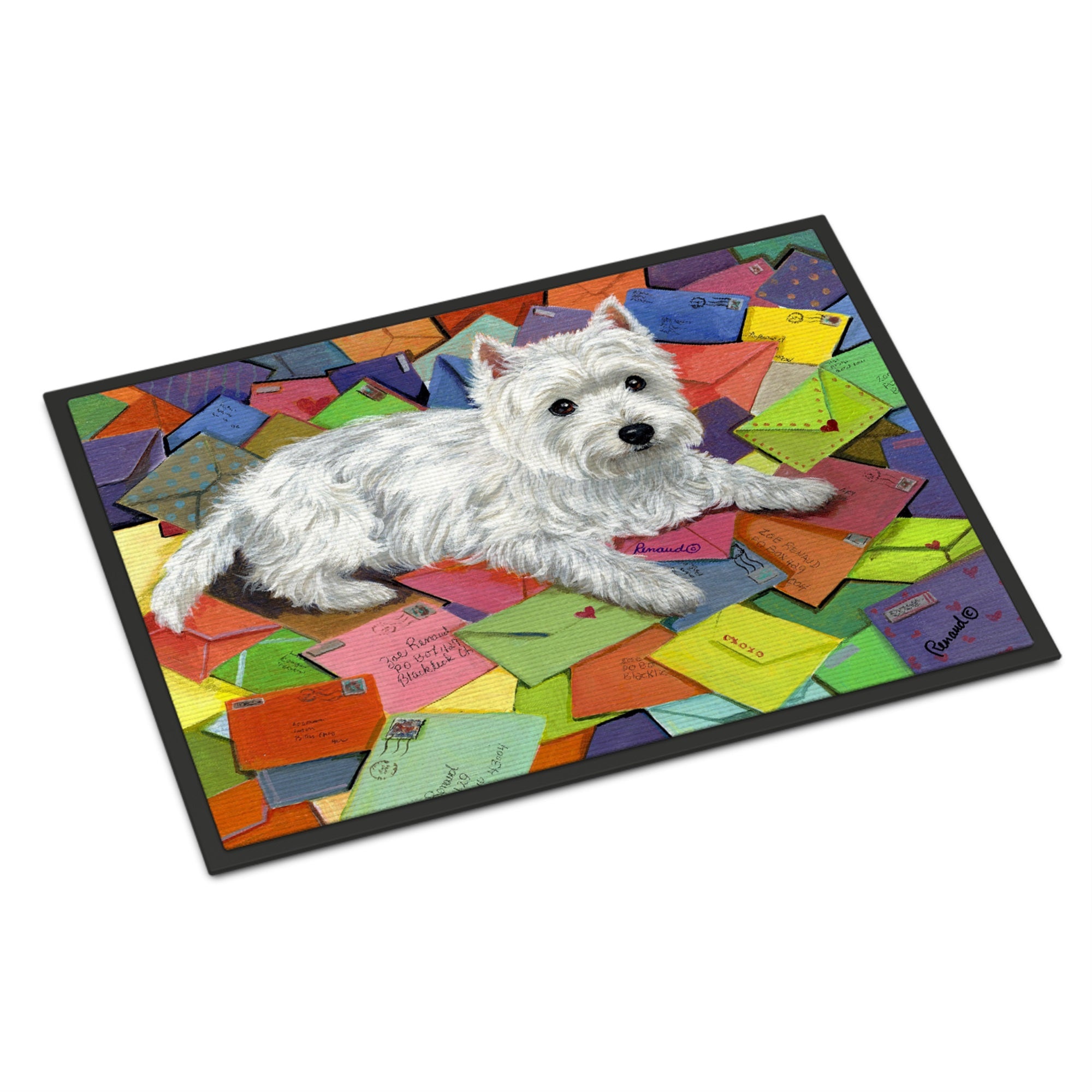 Westie Zoe'S Mail Indoor Or Outdoor Mat 24X36