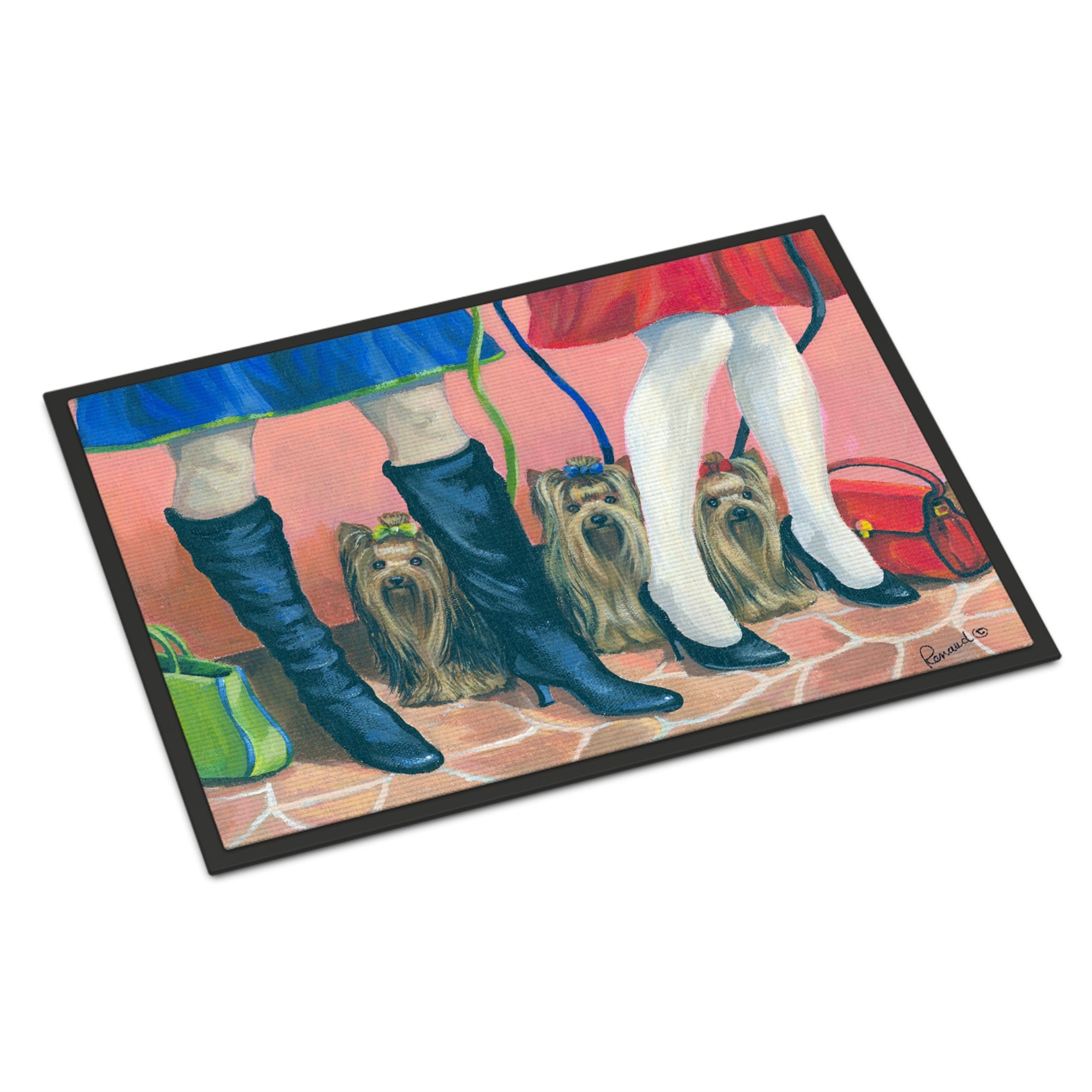 Yorkshire Terrier Yorkie On The Go Indoor Or Outdoor Mat 24X36