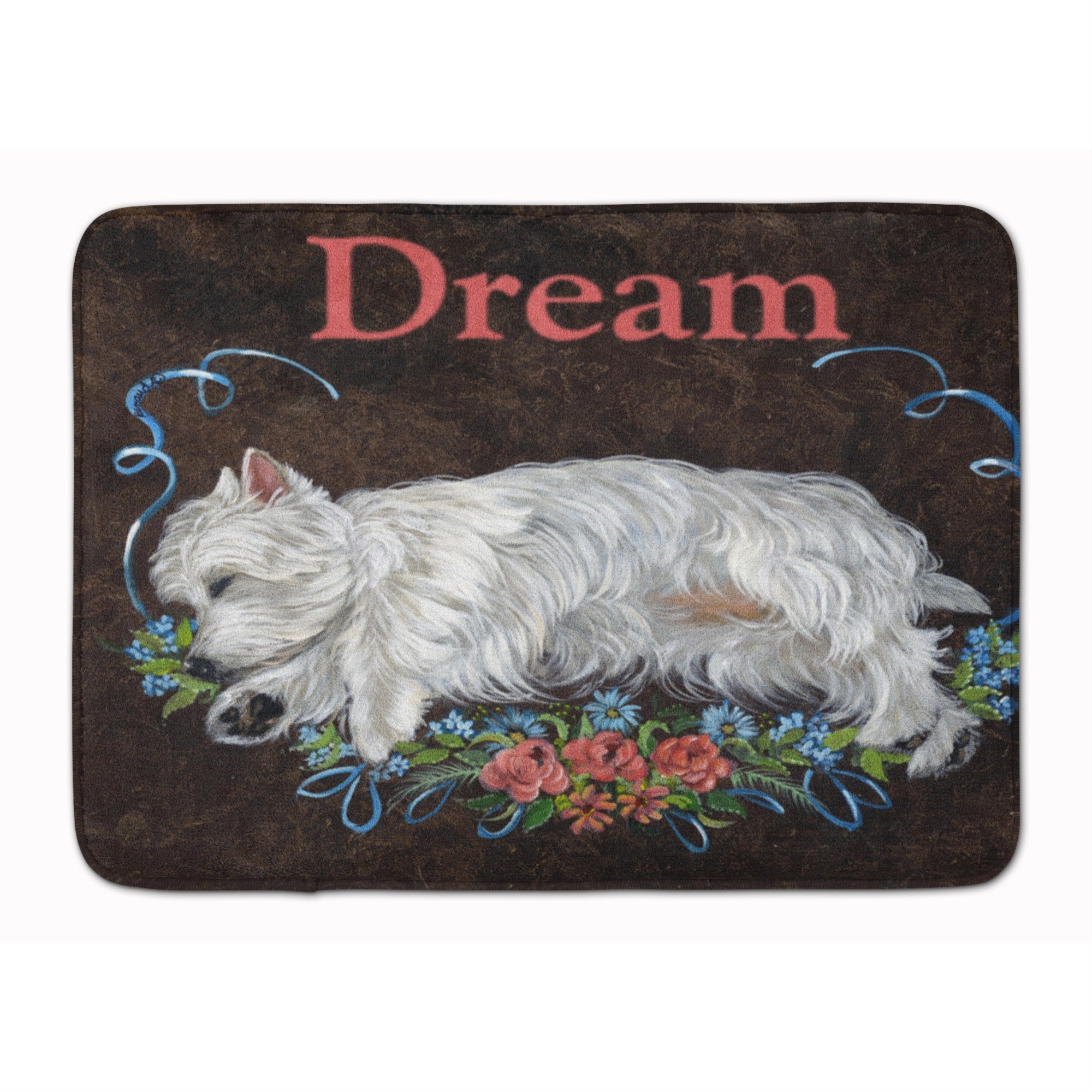 Westie Dream Machine Washable Memory Foam Mat