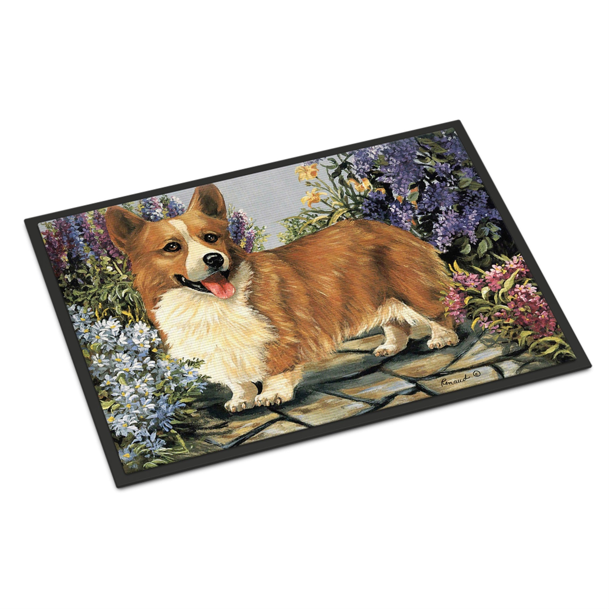 Corgi Garden Georgi Indoor Or Outdoor Mat 18X27