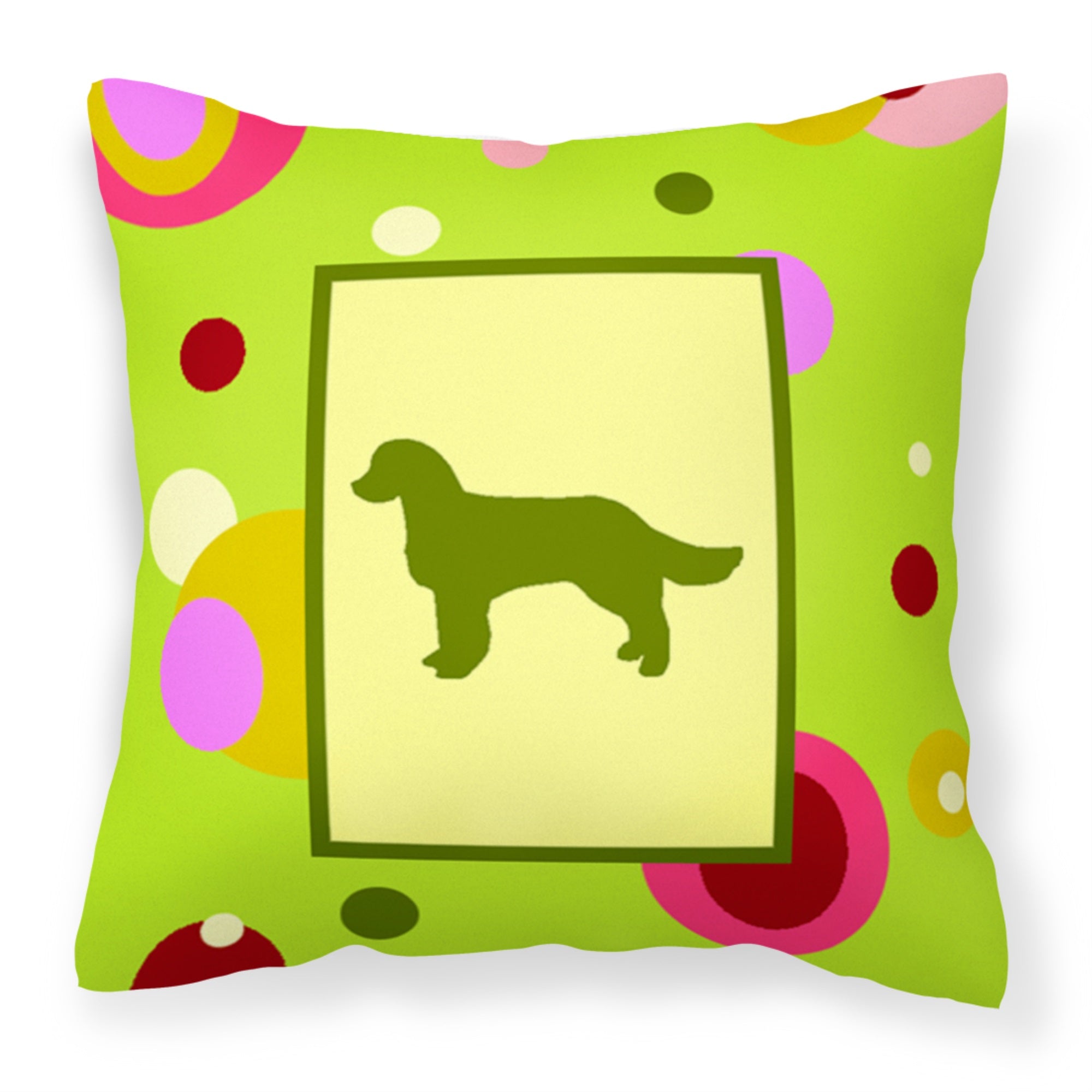 American Water Spaniel Fabric Decorative Pillow