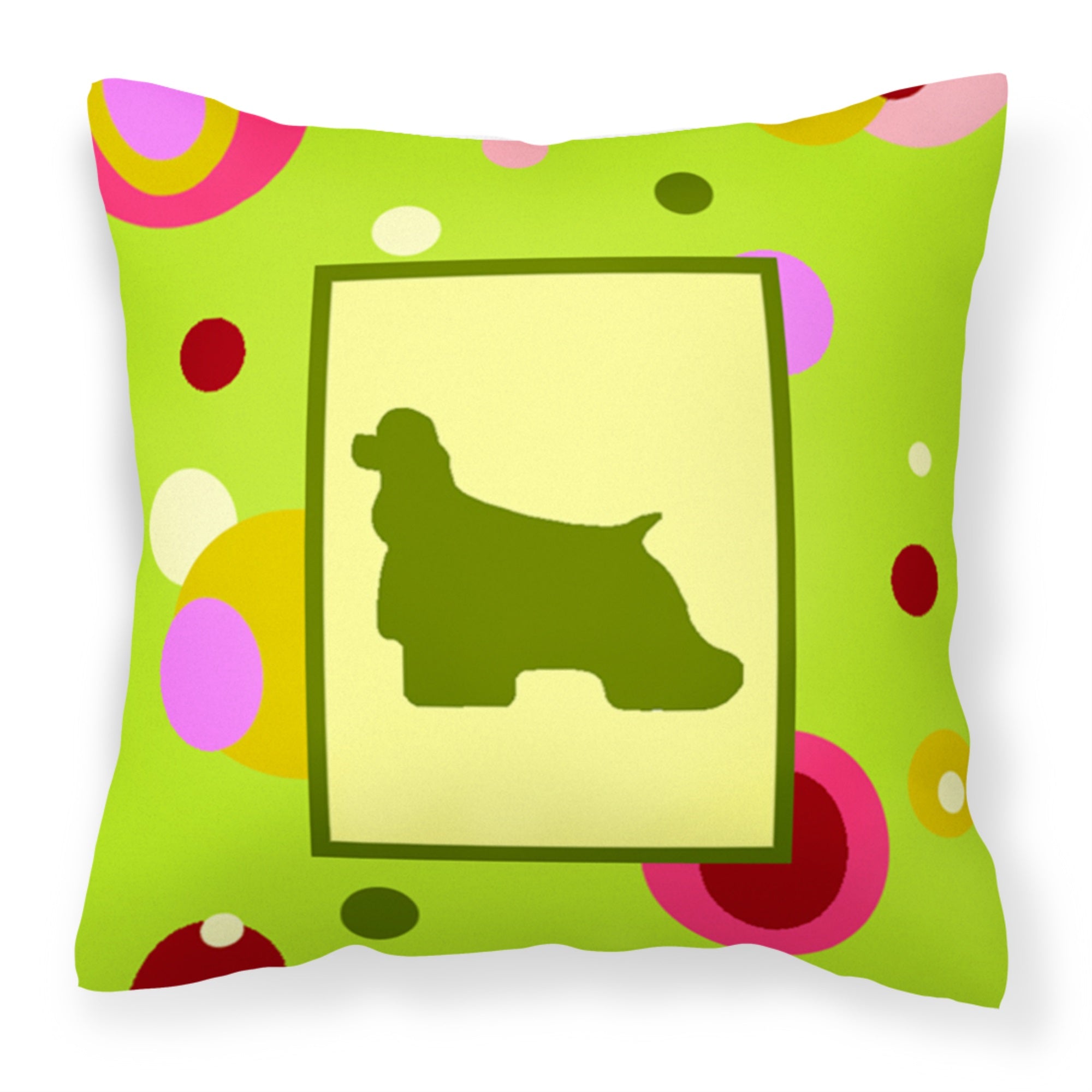 Cocker Spaniel Fabric Decorative Pillow
