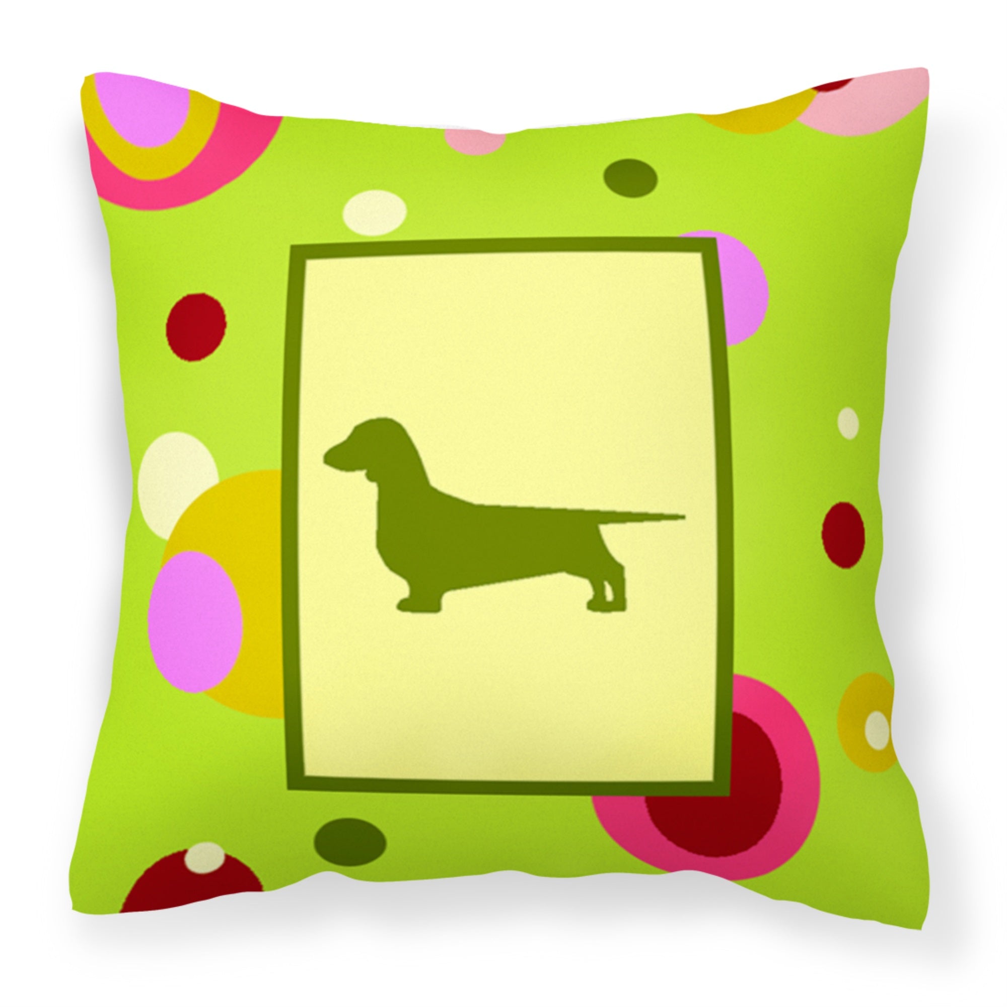 Dachshund Fabric Decorative Pillow