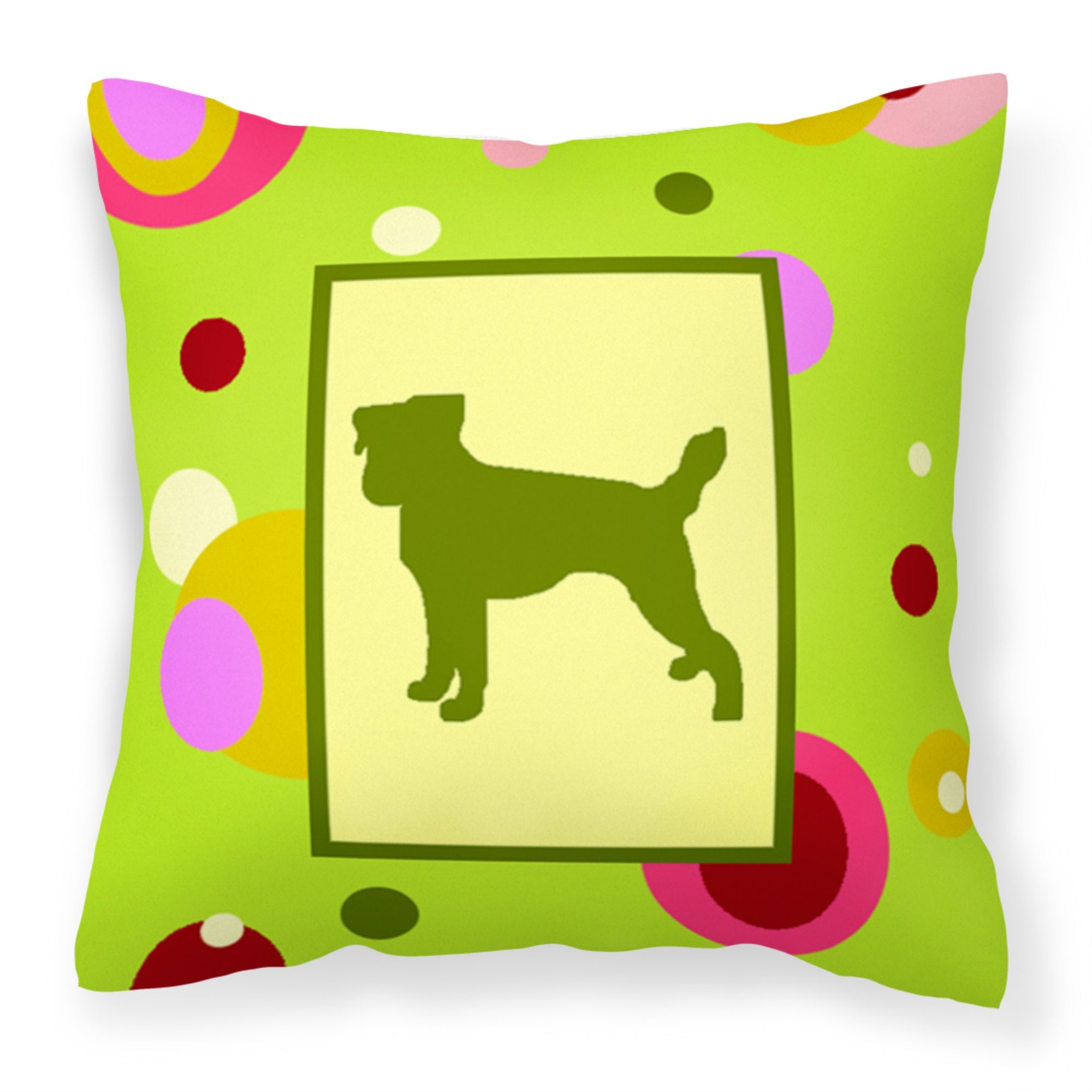 Jack Russell Terrier Fabric Decorative Pillow