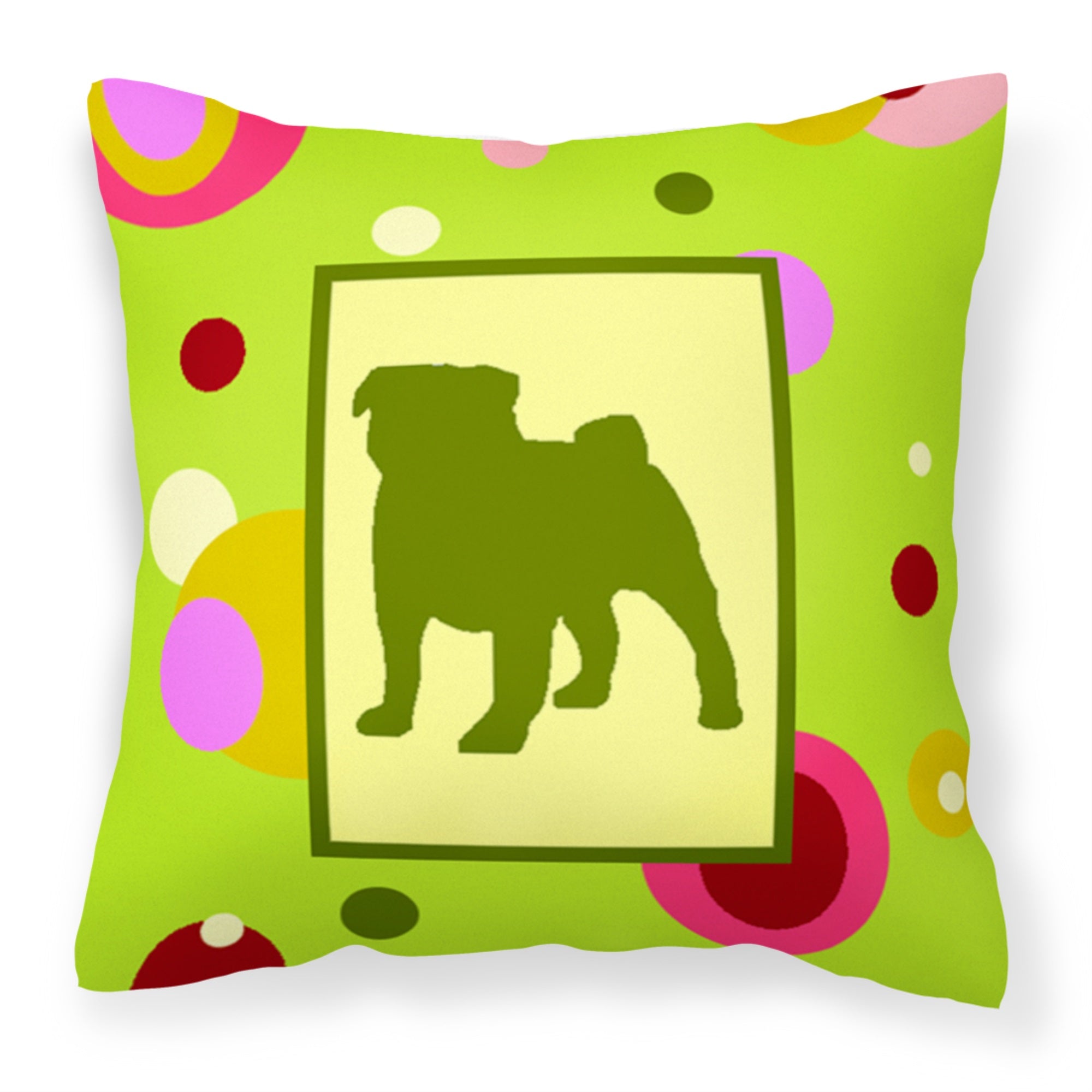 Pug Fabric Decorative Pillow