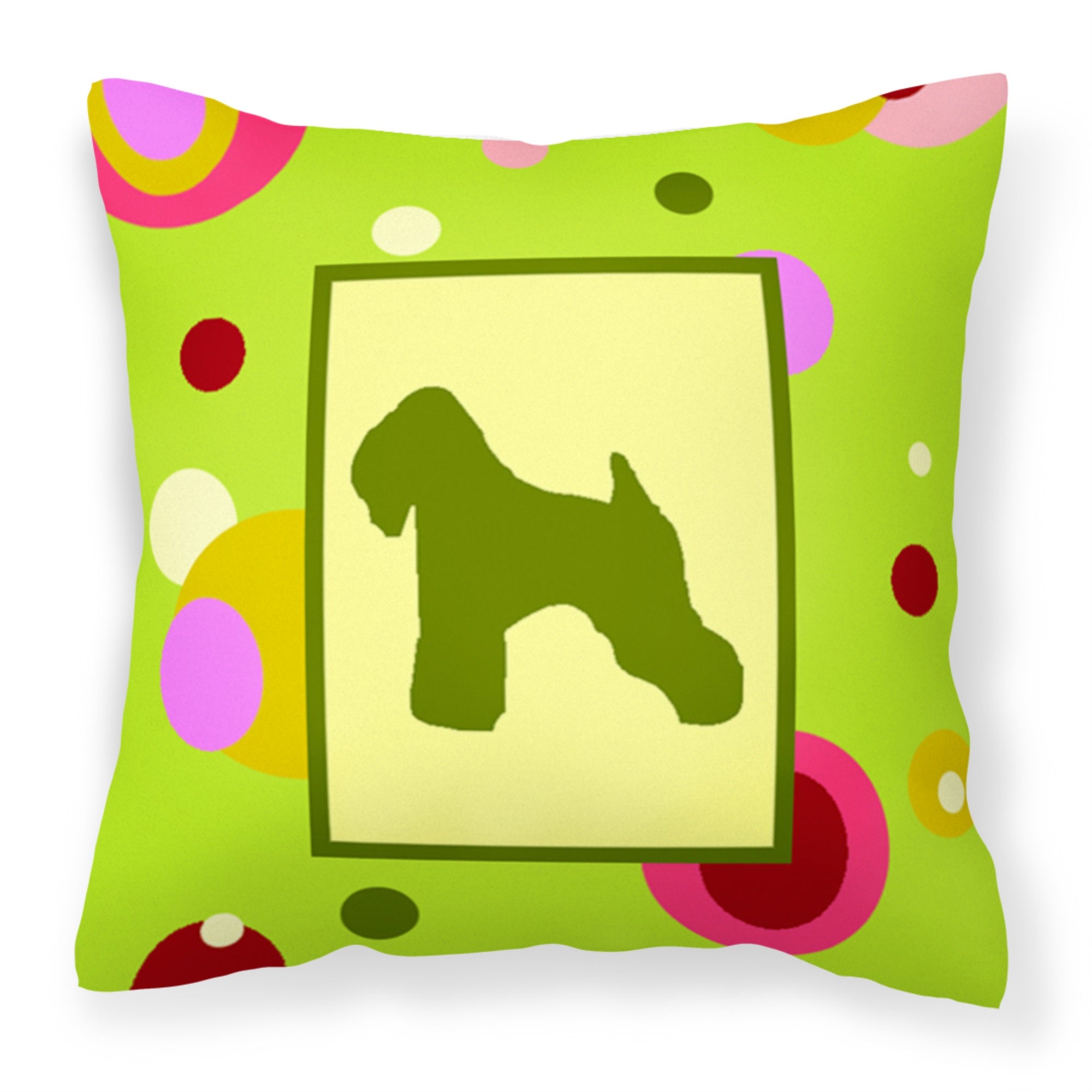 Wheaten Terrier Soft Coated Fabric Decorative Pillow