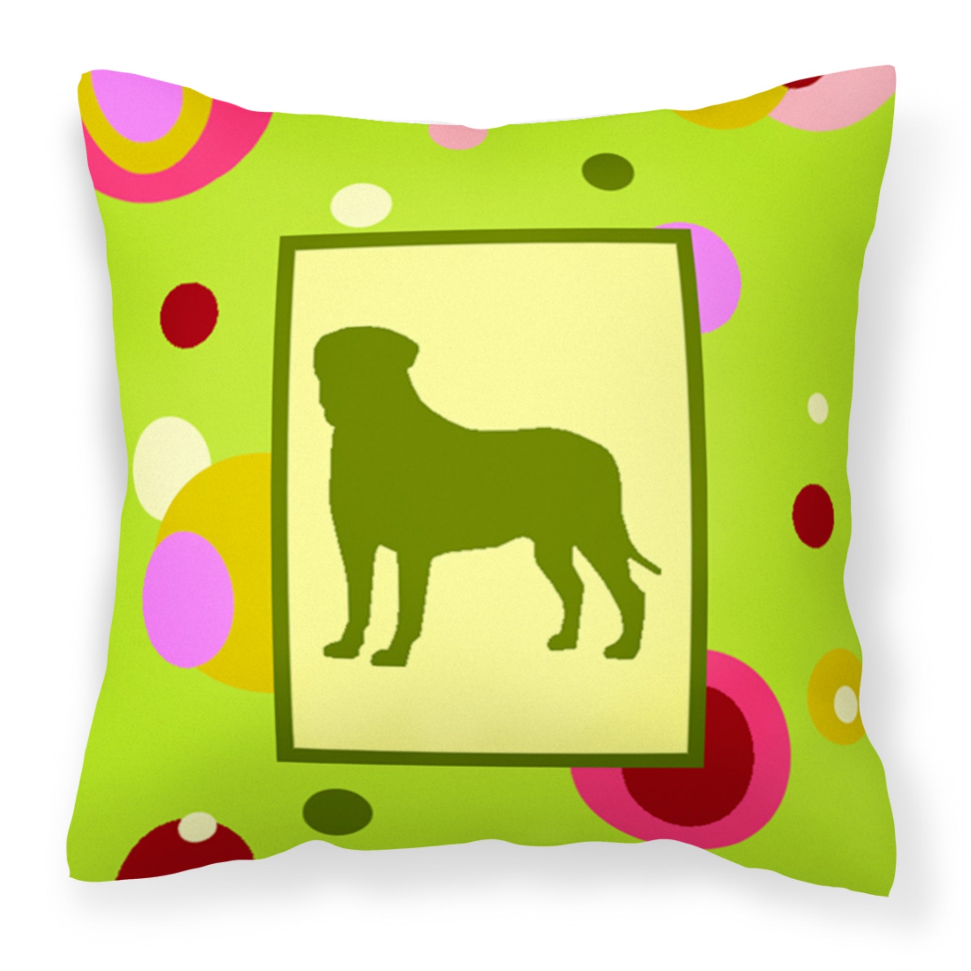 Bullmastiff Fabric Decorative Pillow
