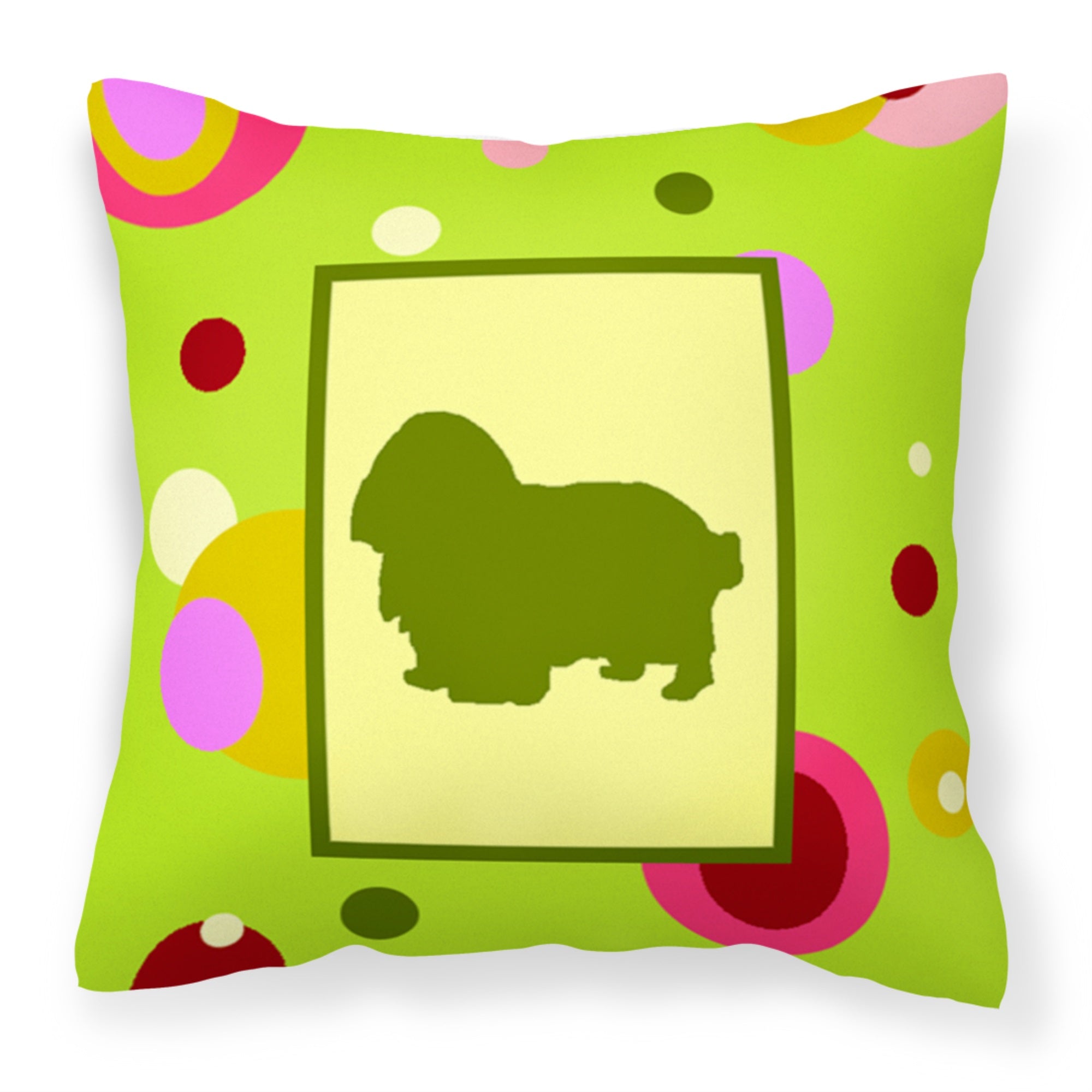 English Toy Spaniel Fabric Decorative Pillow