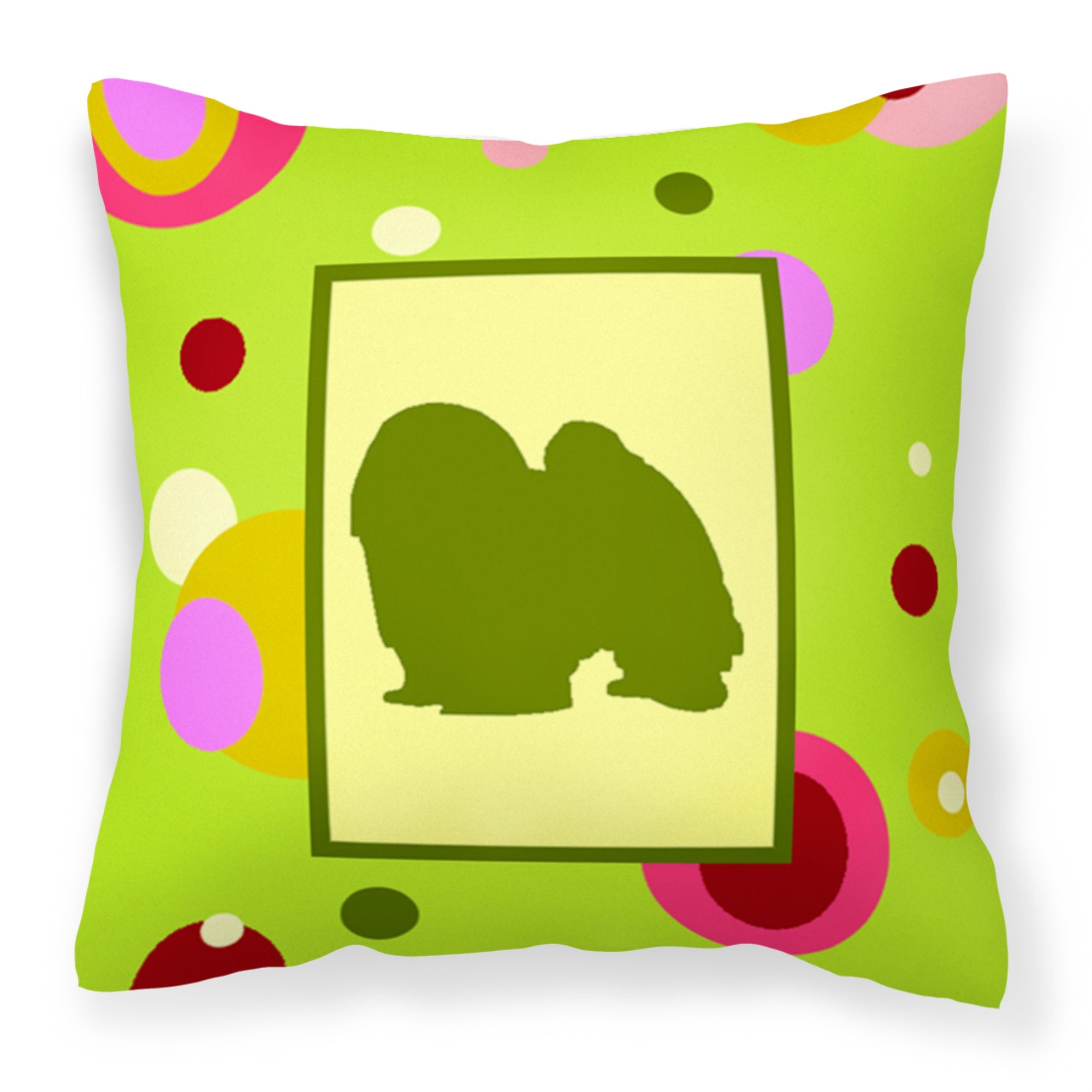 Japanese Chin Fabric Decorative Pillow
