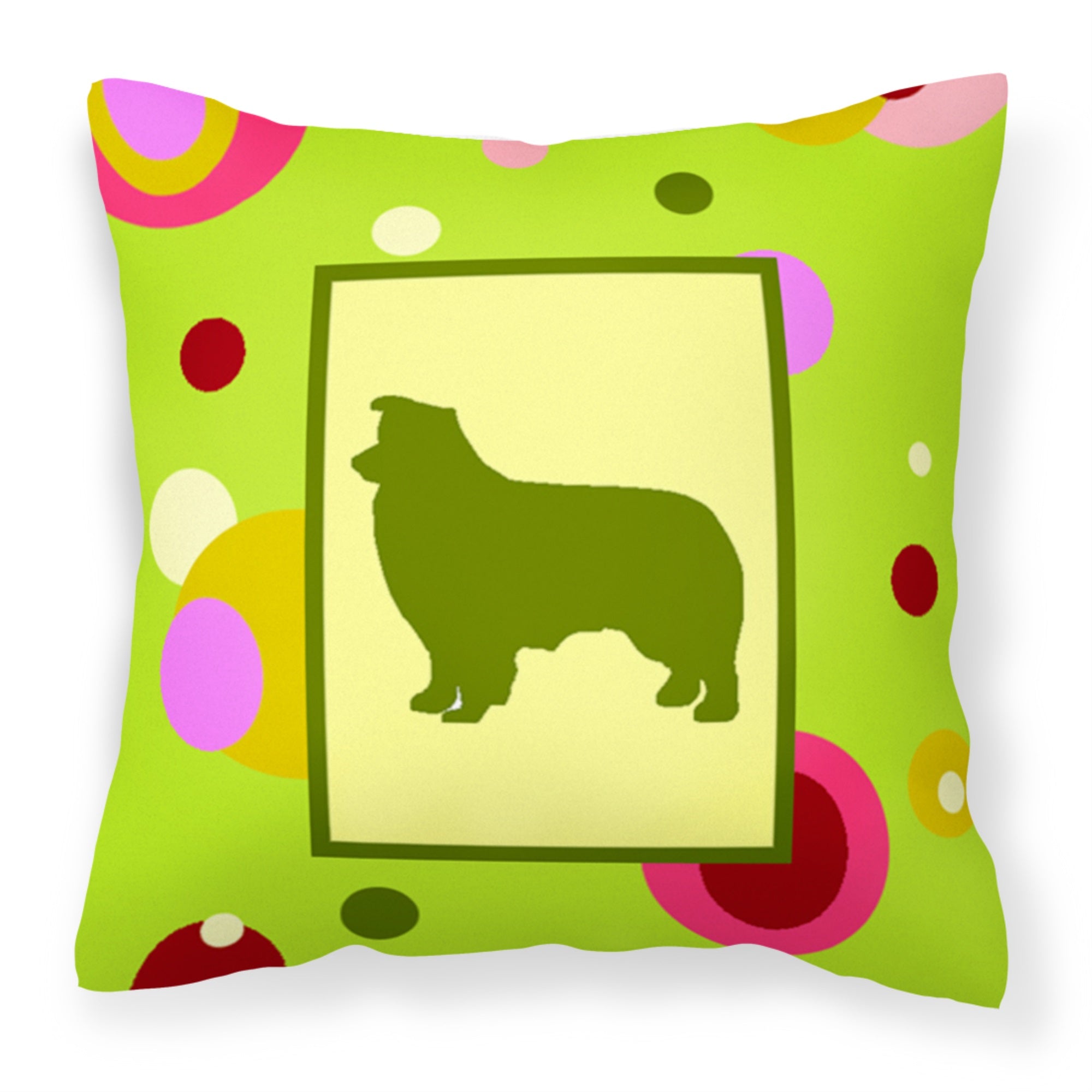 Border Collie Fabric Decorative Pillow