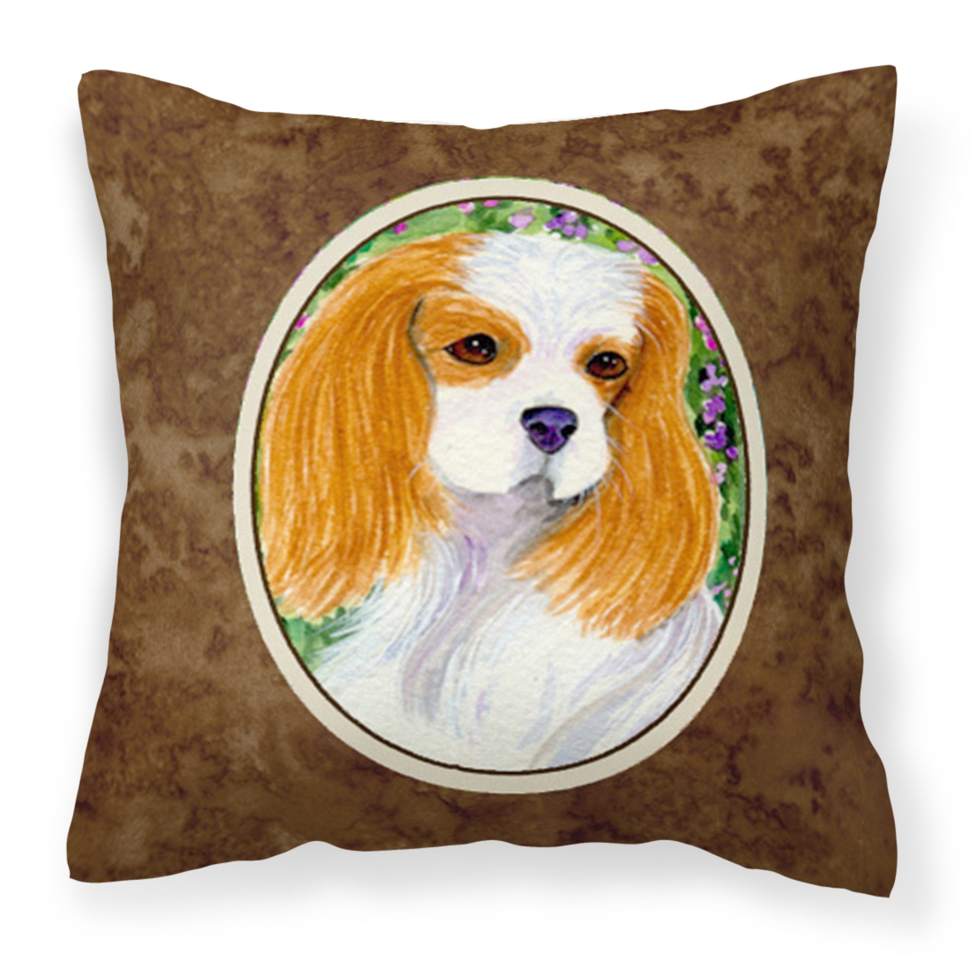 Cavalier Spaniel Fabric Decorative Pillow