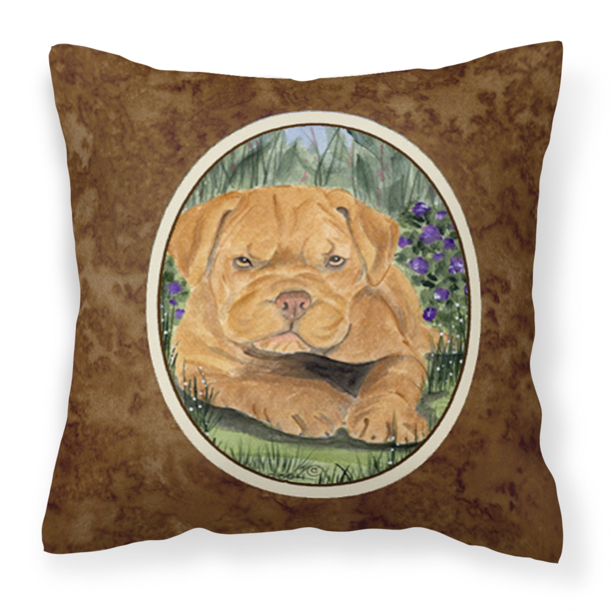 Dogue De Bordeaux Fabric Decorative Pillow
