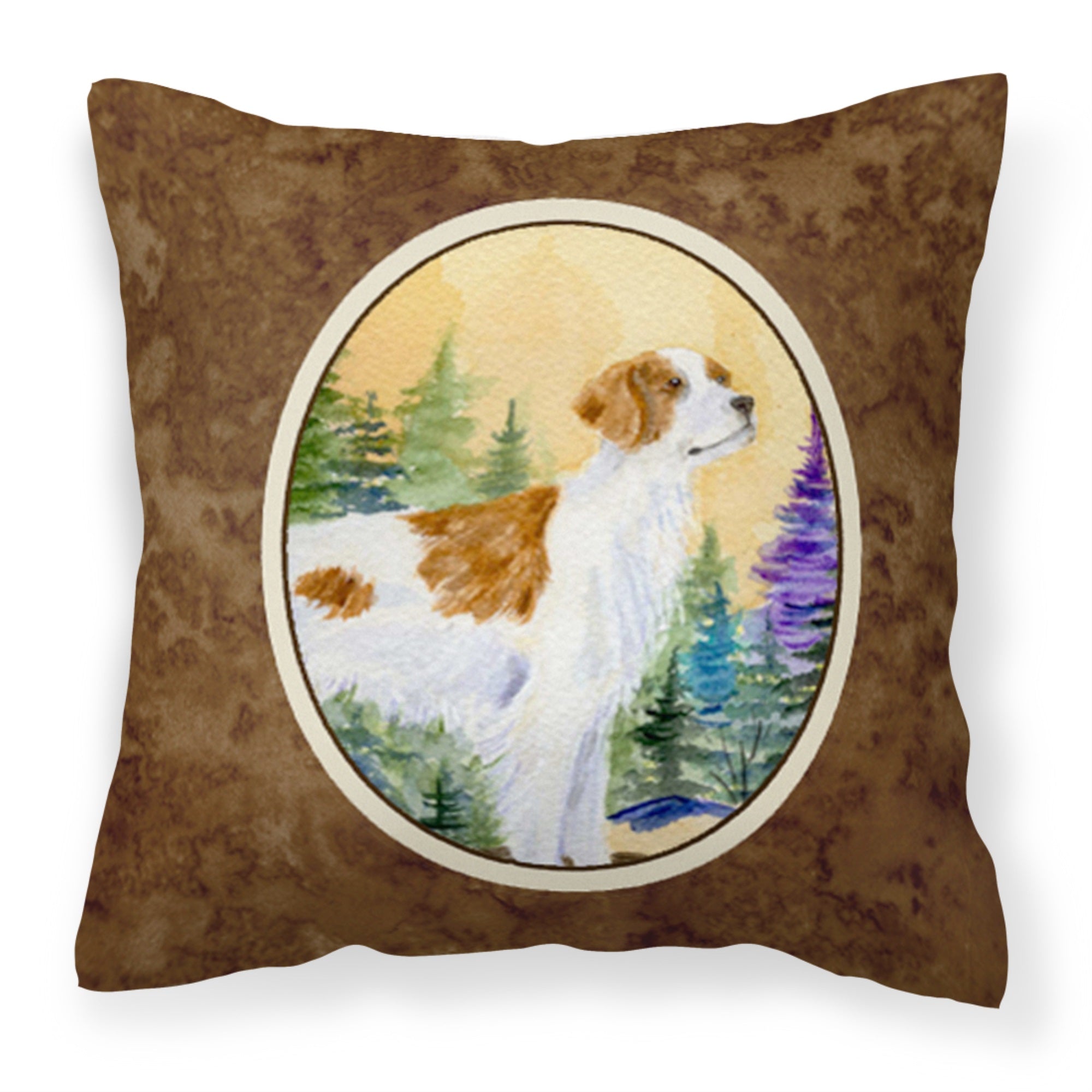 Setter Fabric Decorative Pillow
