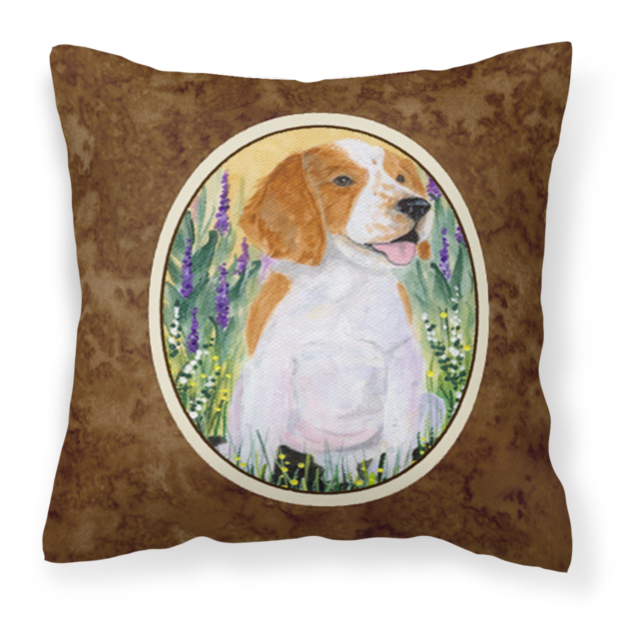 Welsh Springer Spaniel Fabric Decorative Pillow