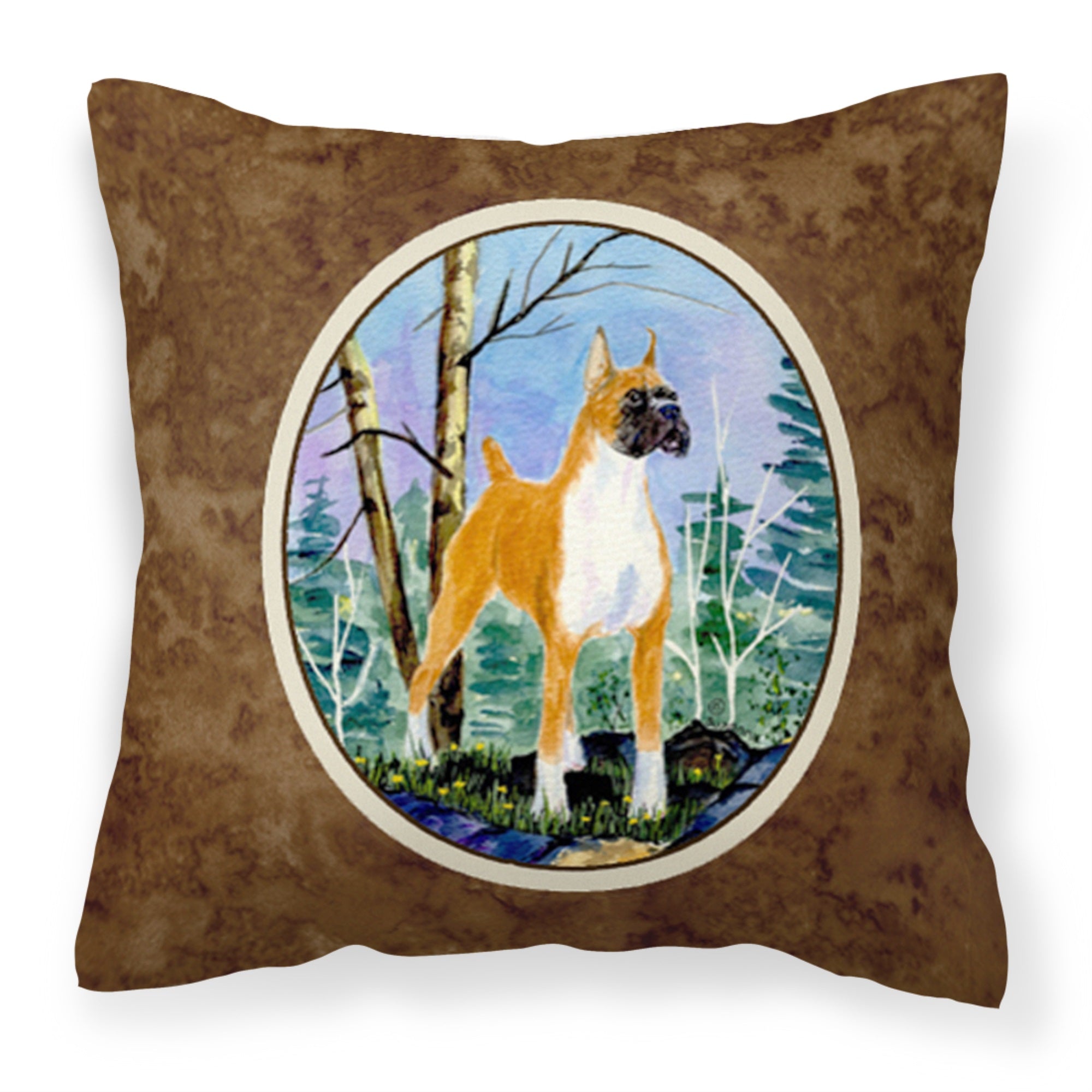 Boxer Fabric Decorative Pillow