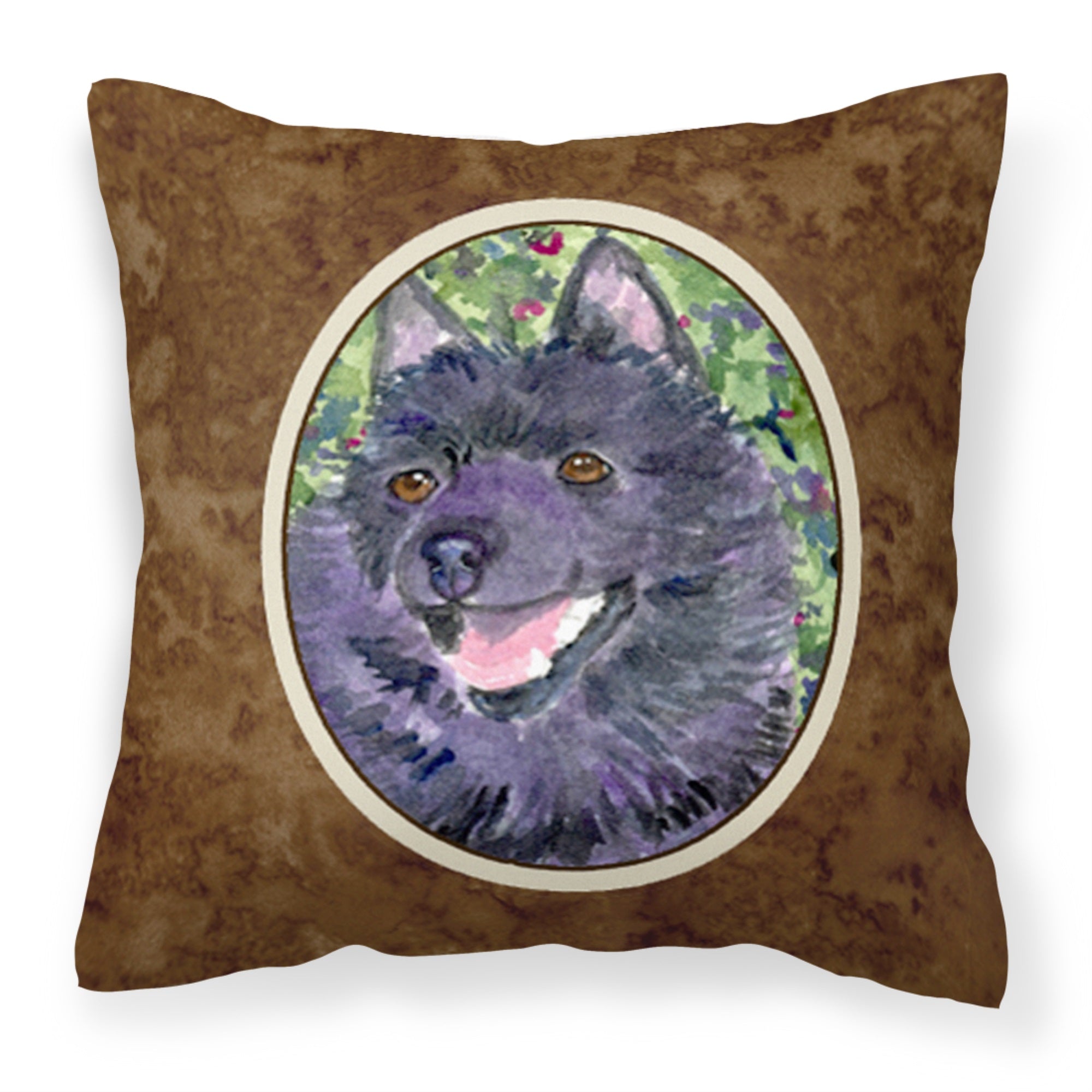 Schipperke Fabric Decorative Pillow