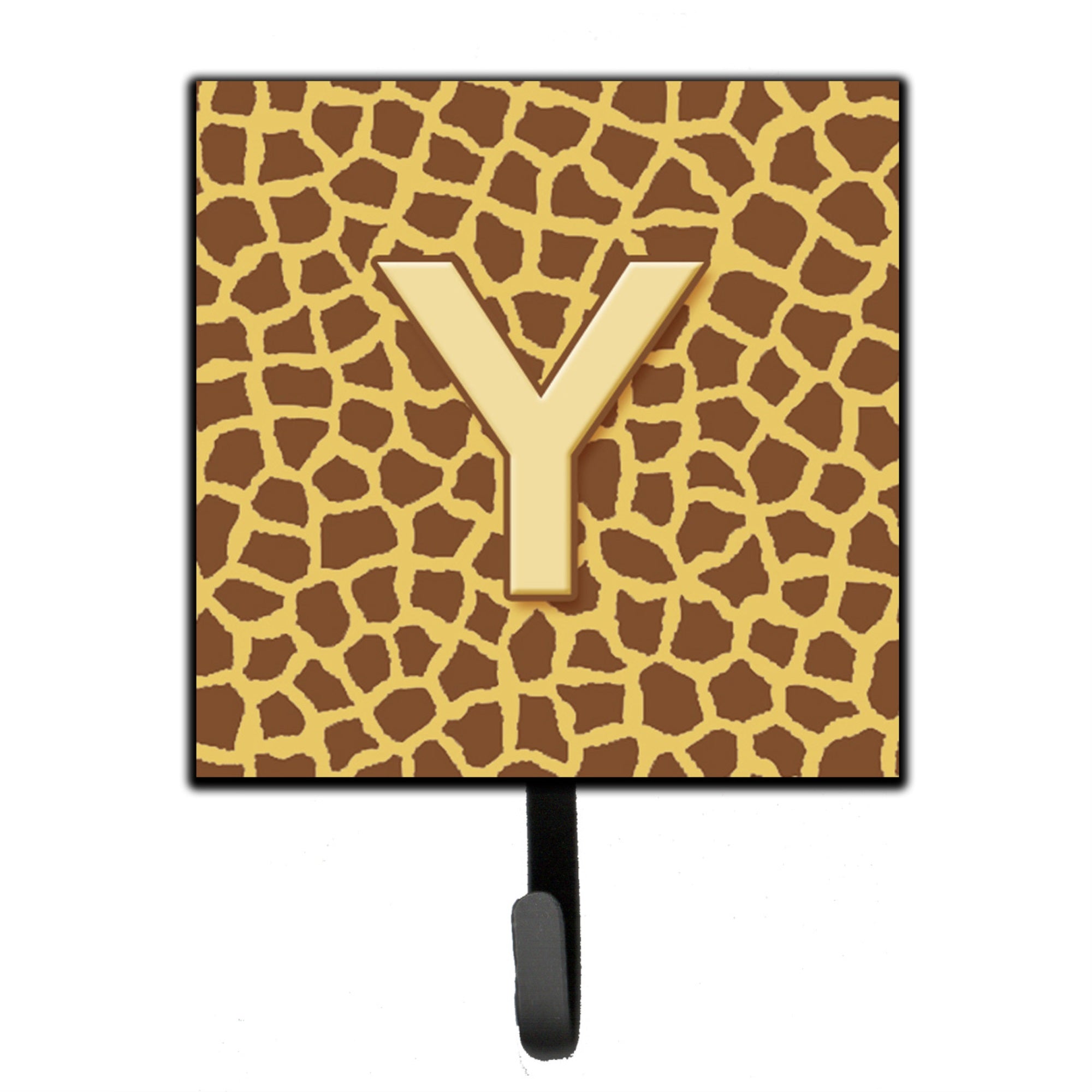 Letter Y Initial Monogram - Giraffe Leash Or Key Holder