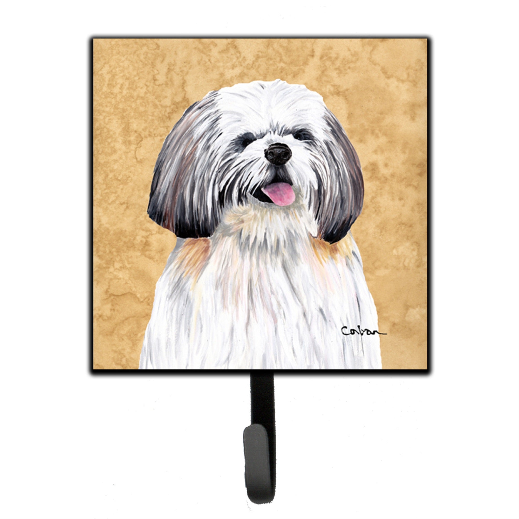 Shih Tzu Wipe Your Paws Leash Or Key Holder
