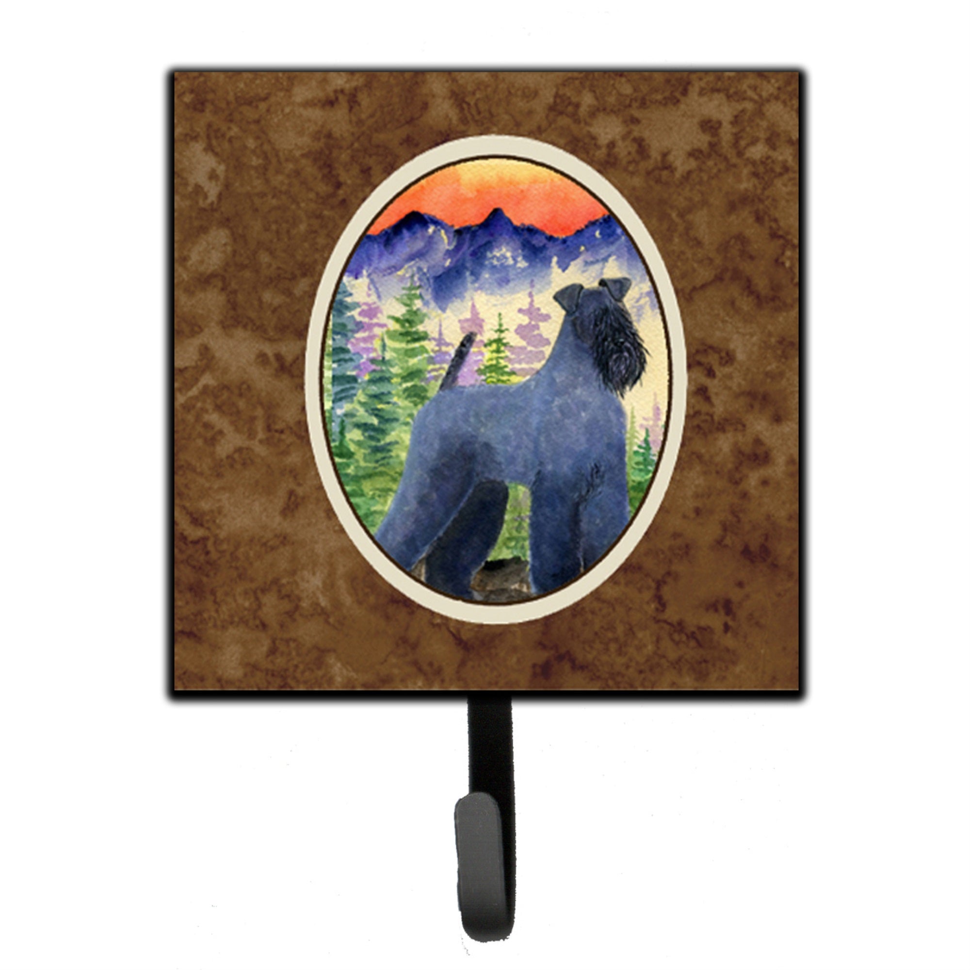 Kerry Blue Terrier Leash Or Key Holder